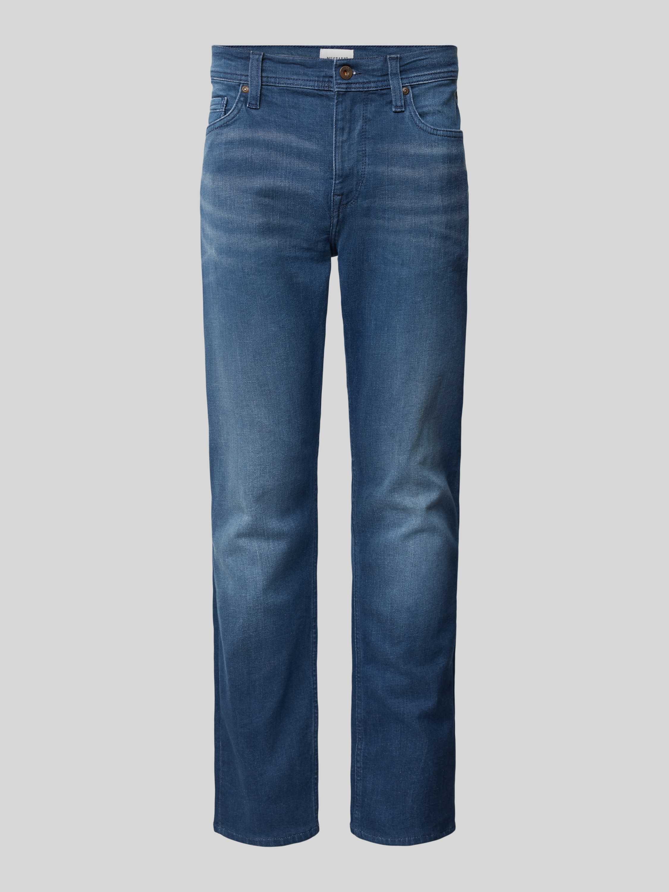 Slim Fit Jeans mit Label-Patch Modell 'VEGAS'