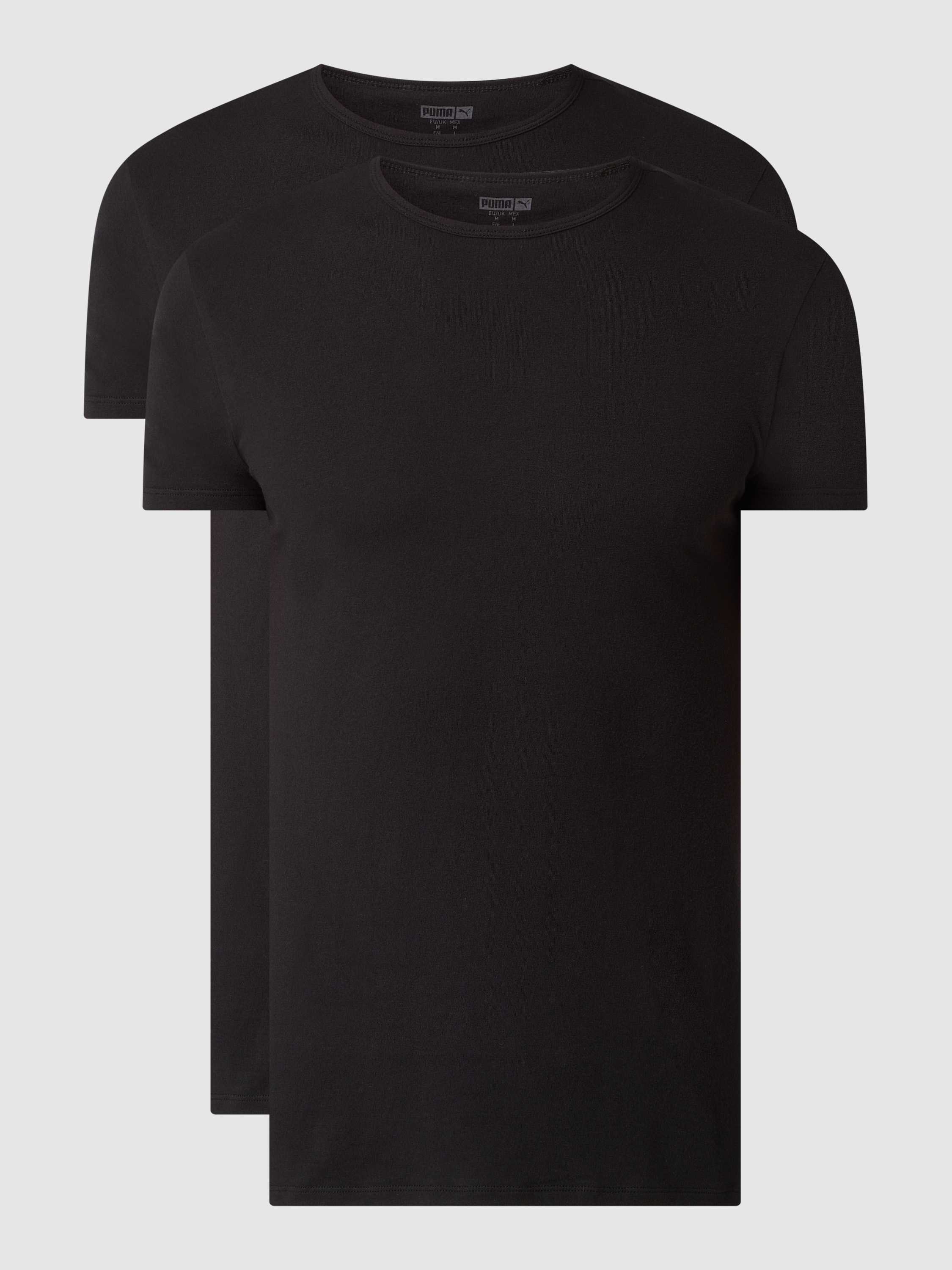 Regular Fit T-Shirt aus Baumwolle im 2er-Pack