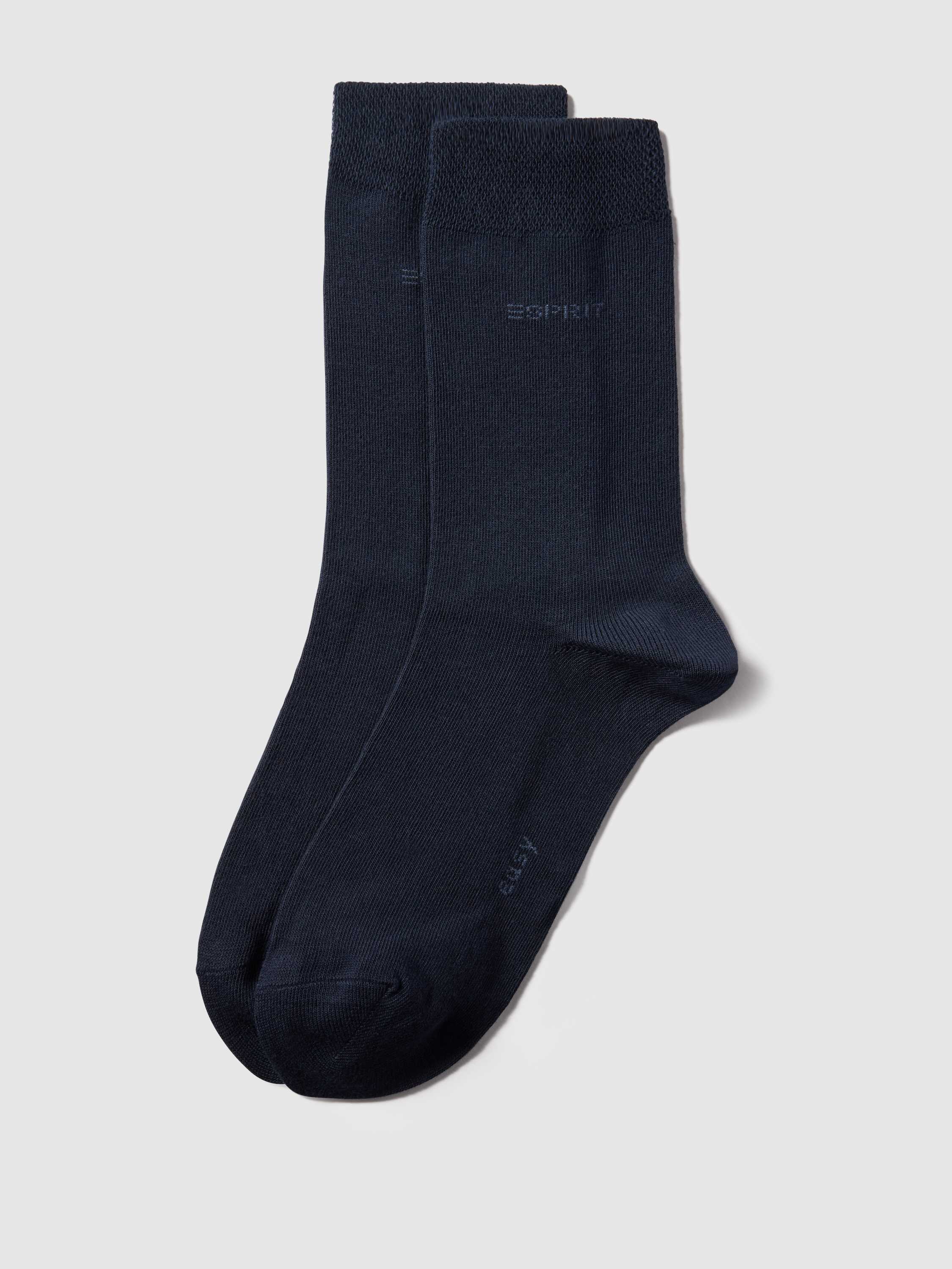 Socken mit Label-Stitching im 2er-Pack