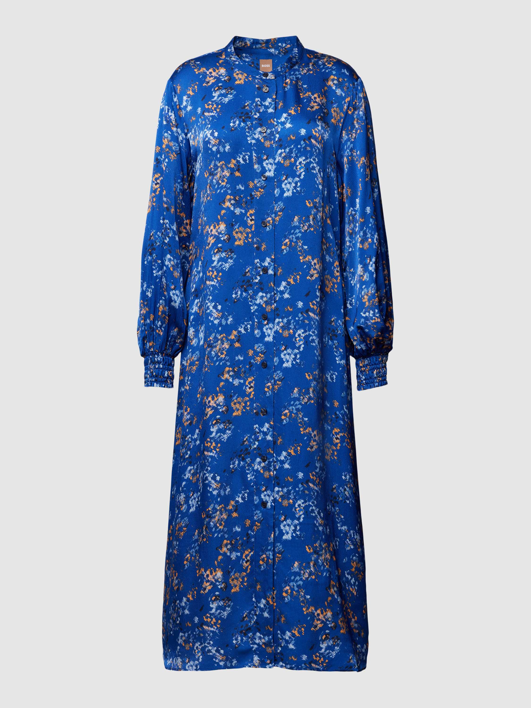 Blusenkleid aus Viskose mit Allover-Muster Modell 'Diceane'