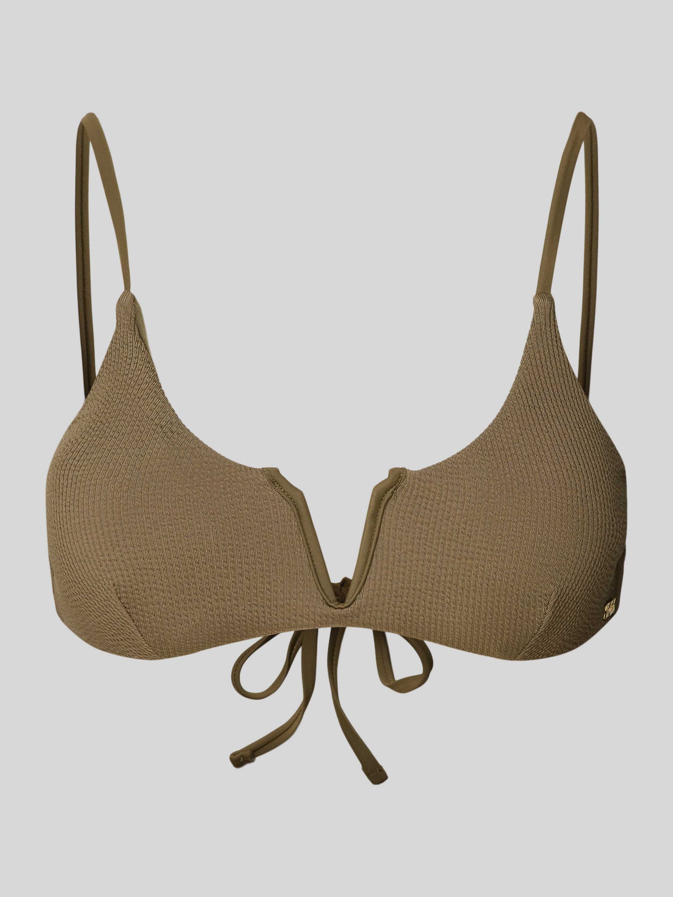Bikini-Oberteil mit V-Ausschnitt Modell 'Leah'