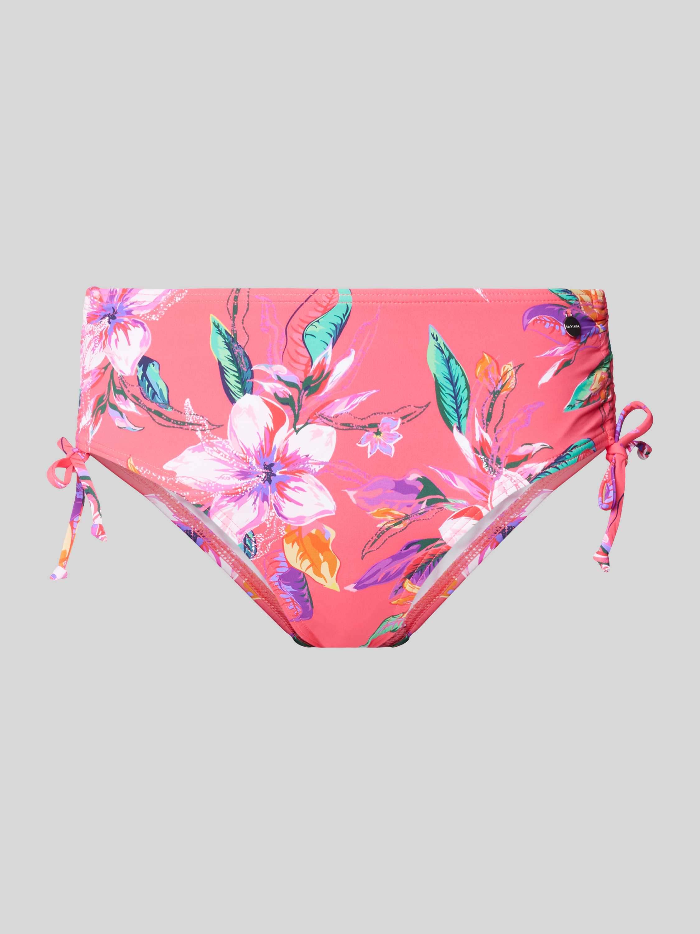 Bikini-Hose mit floralem Muster