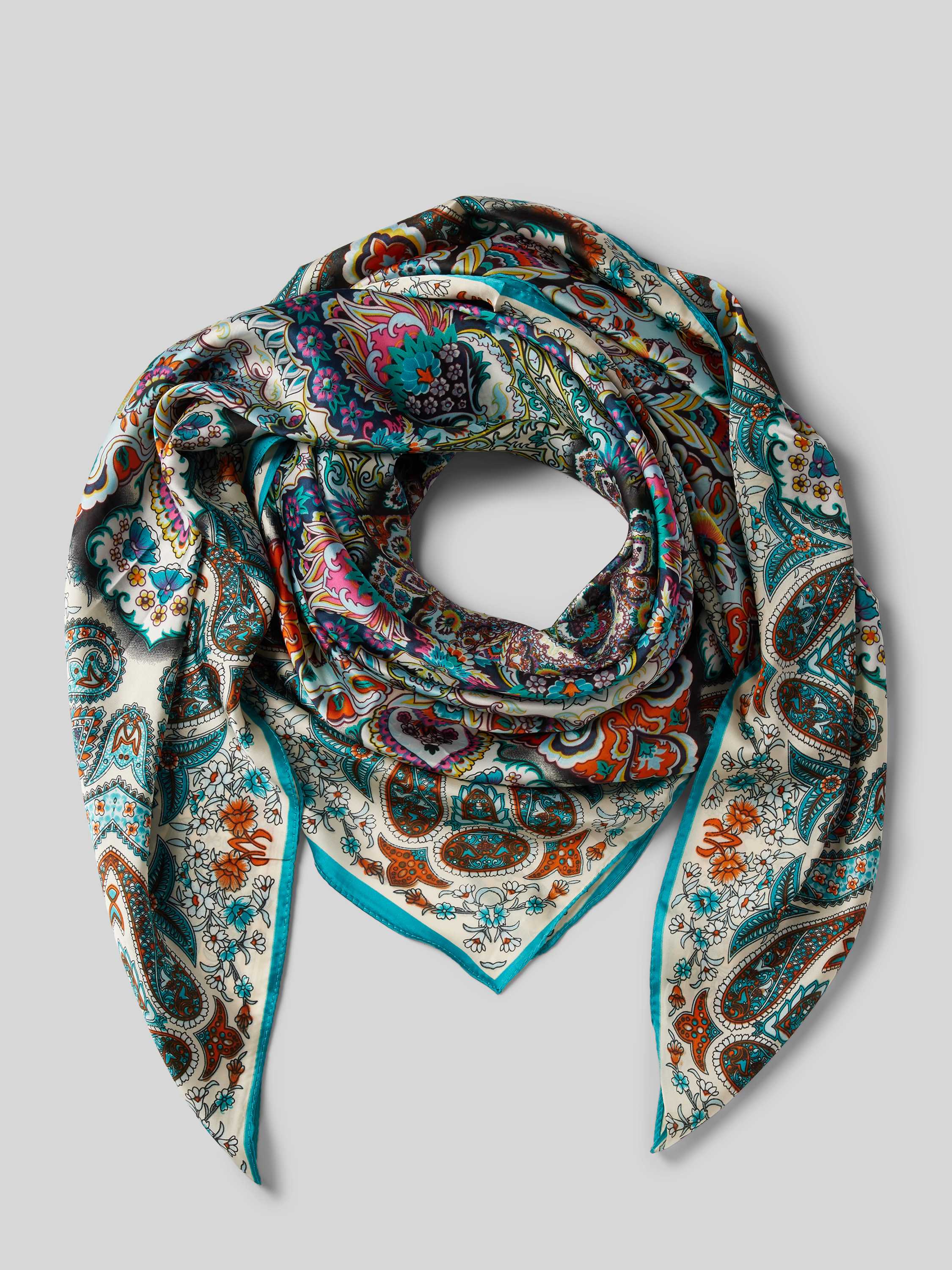 Schal mit Allover-Muster Modell 'Paisley'
