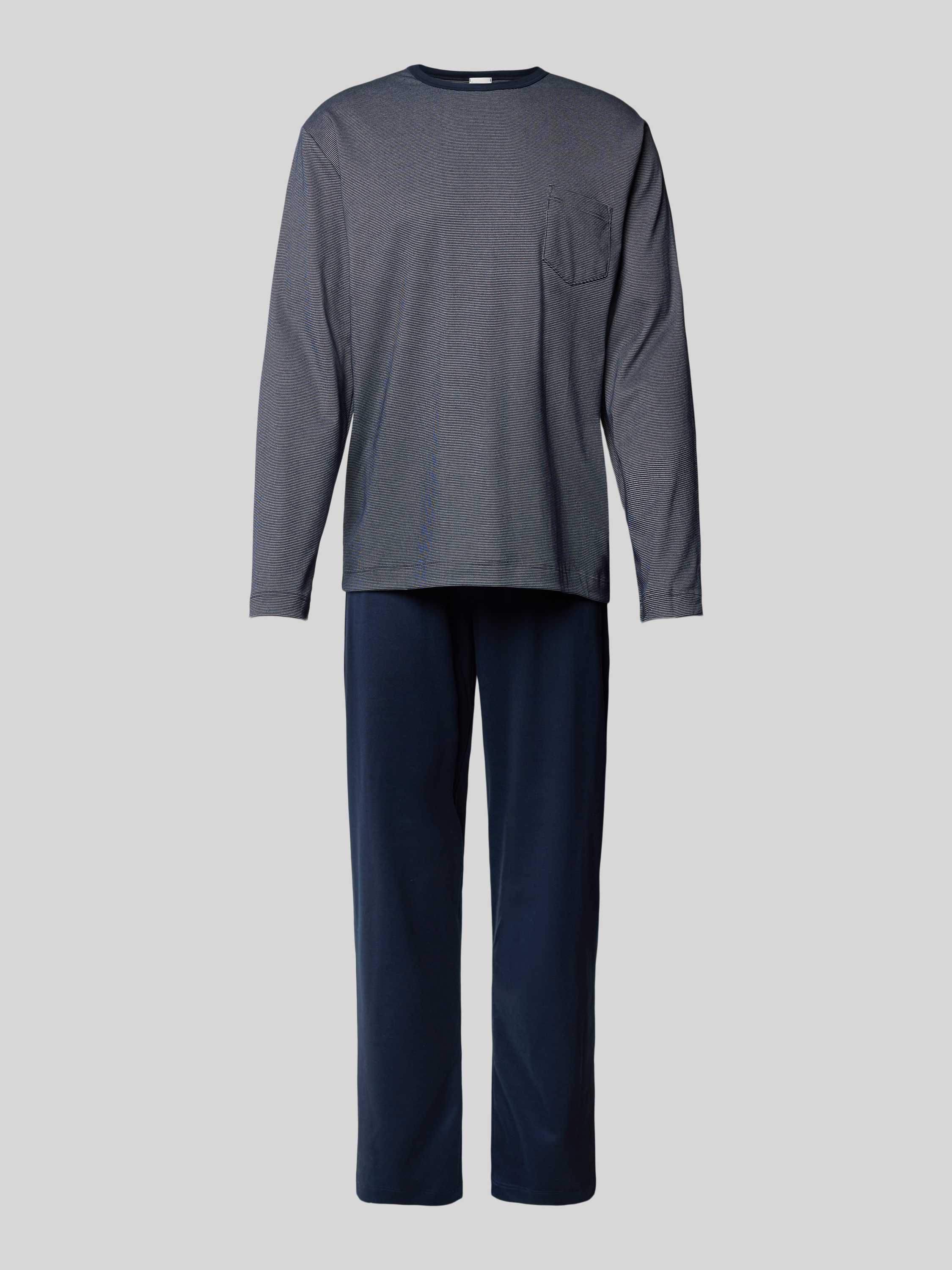 Pyjama mit Streifenmuster Modell 'BENNISON'