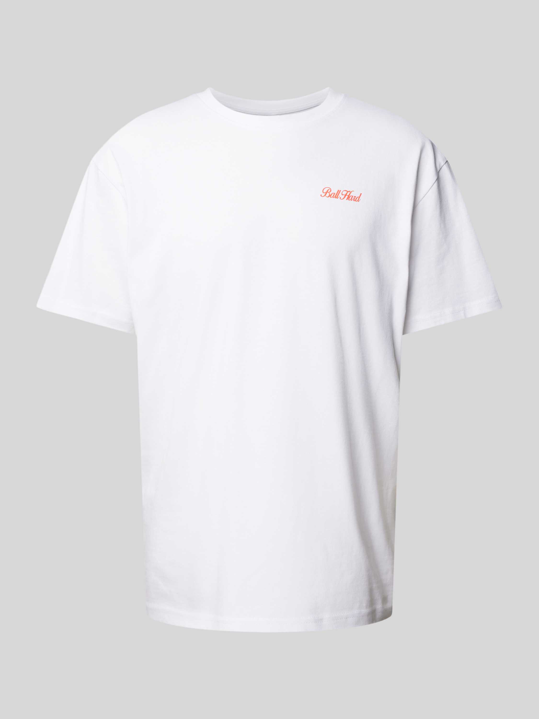 Oversized T-Shirt mit Statement-Print Modell 'Ball Hard'