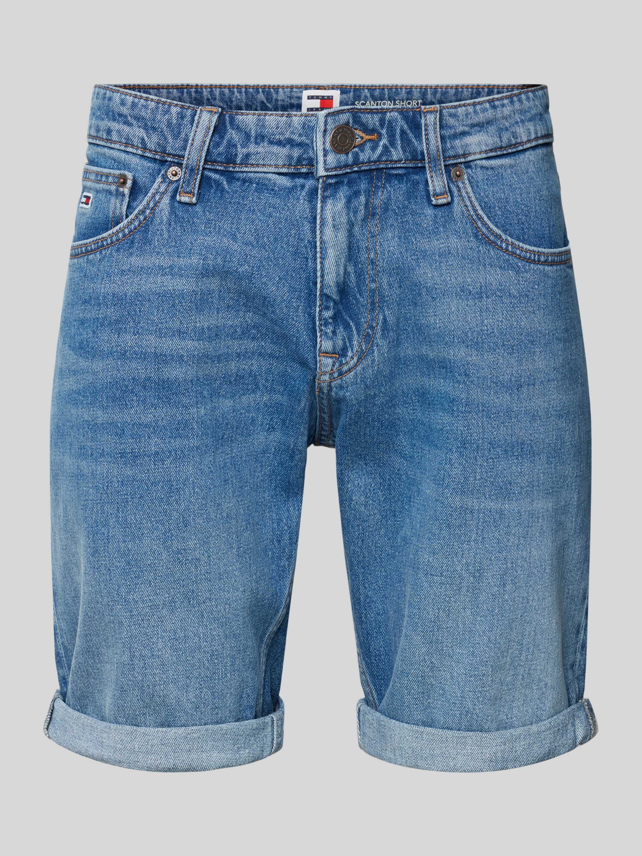 Regular Fit Jeansshorts im 5-Pocket-Design Modell 'SCONTON'