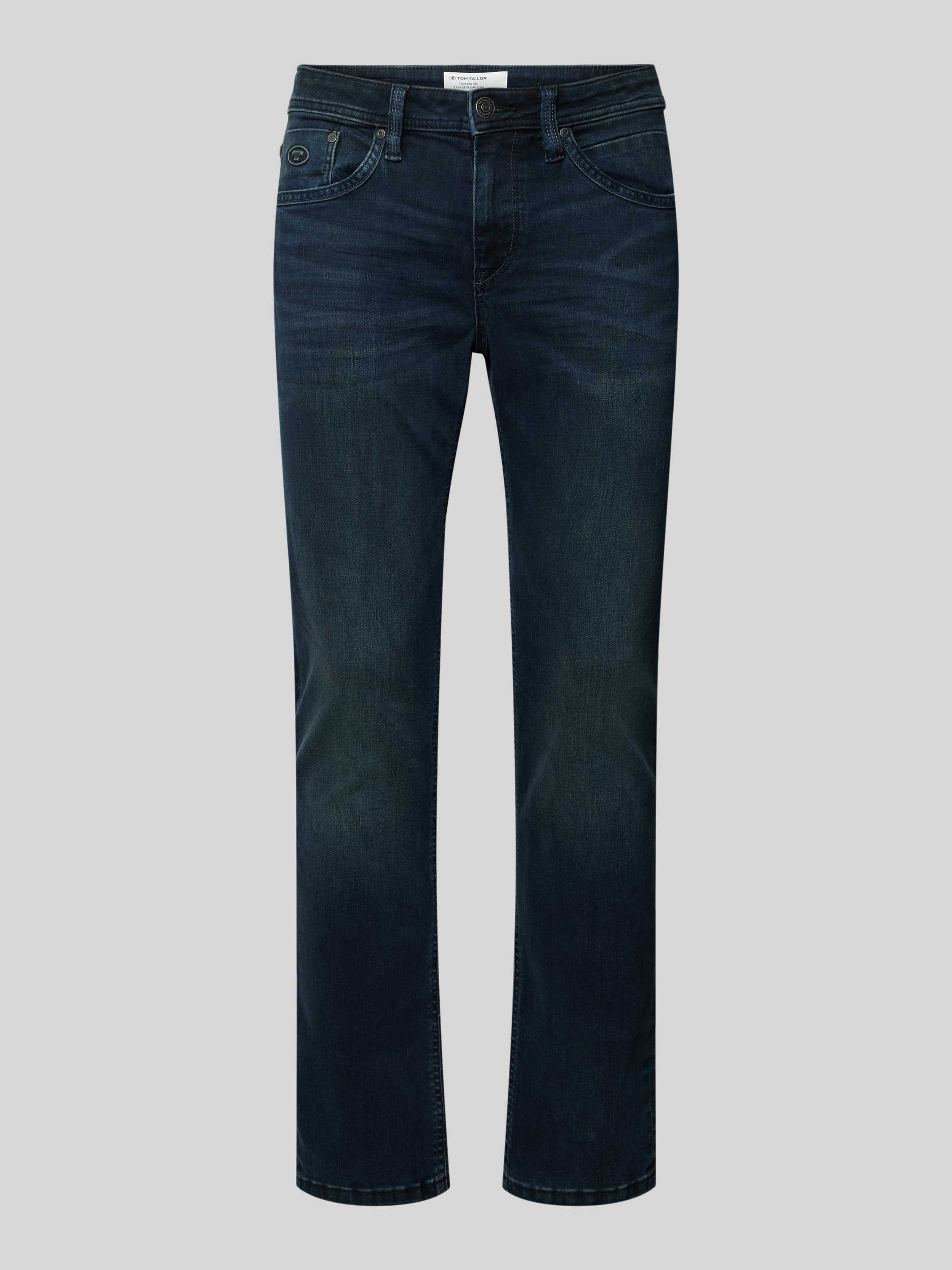 Regular Slim Jeans im 5-Pocket-Design Modell 'Josh'