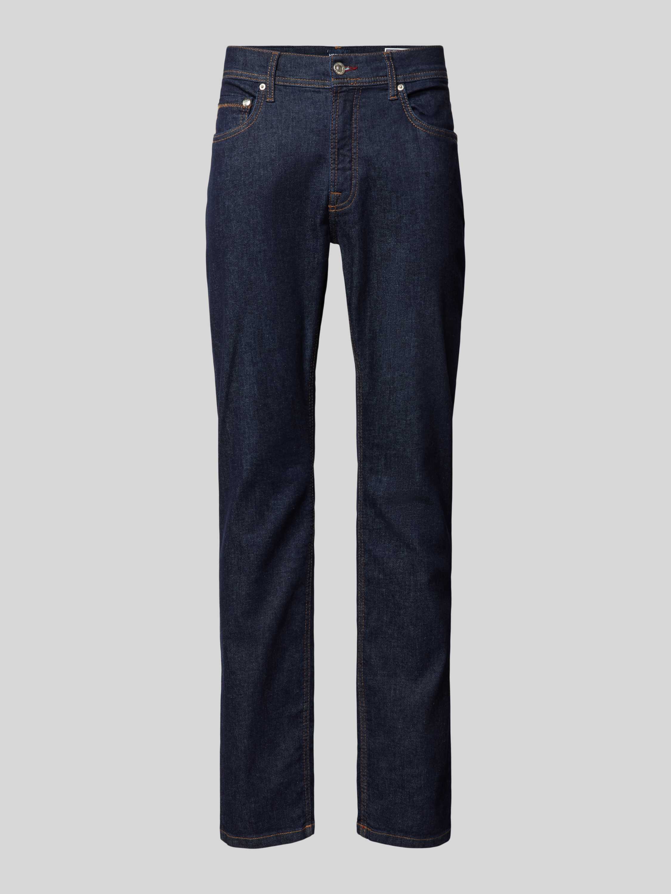 Regular Fit Jeans in unifarbenem Design Modell 'BELFORT'