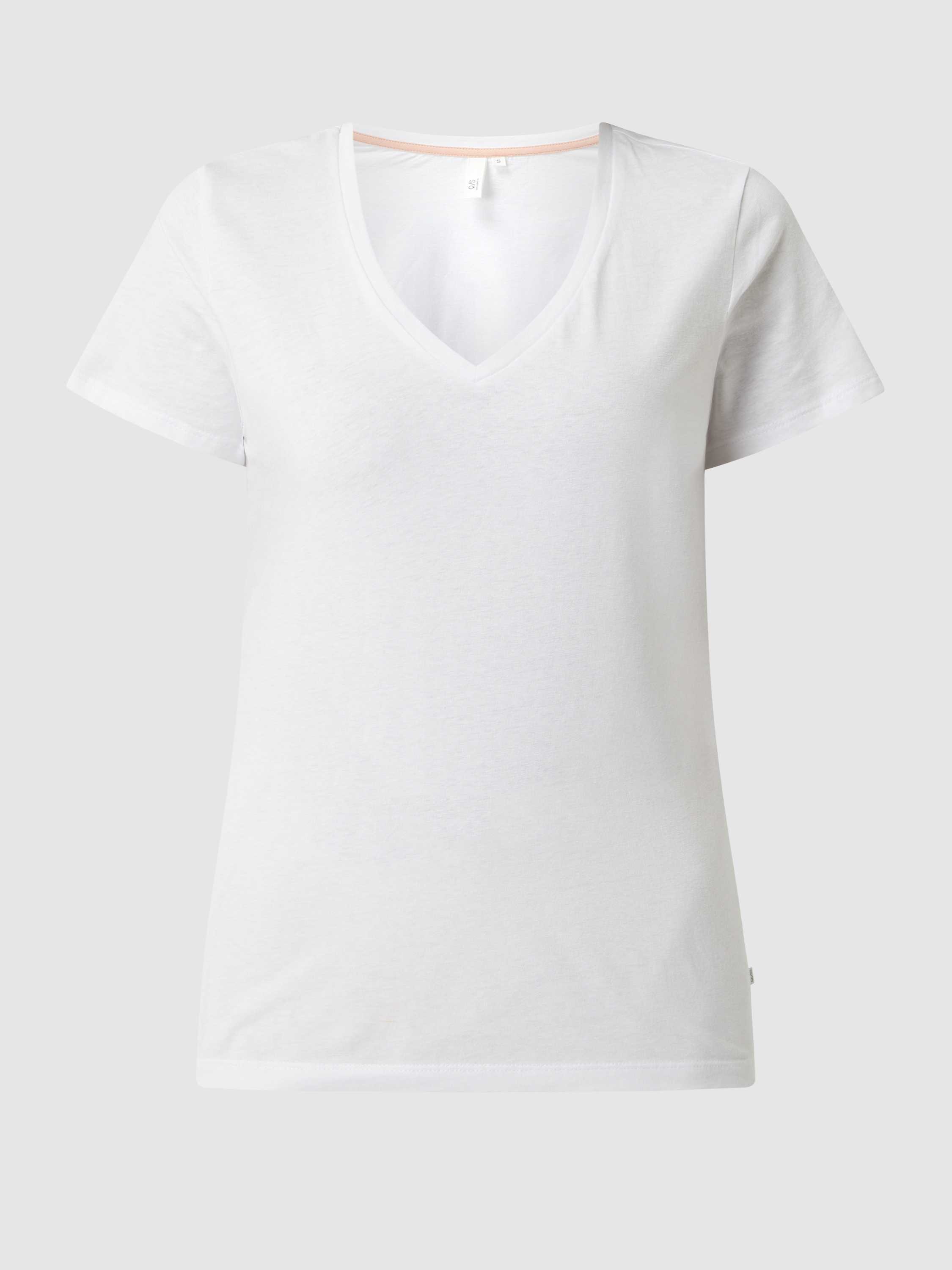 T-Shirt mit Label-Detail Modell 'Basic', Peek & Cloppenburg