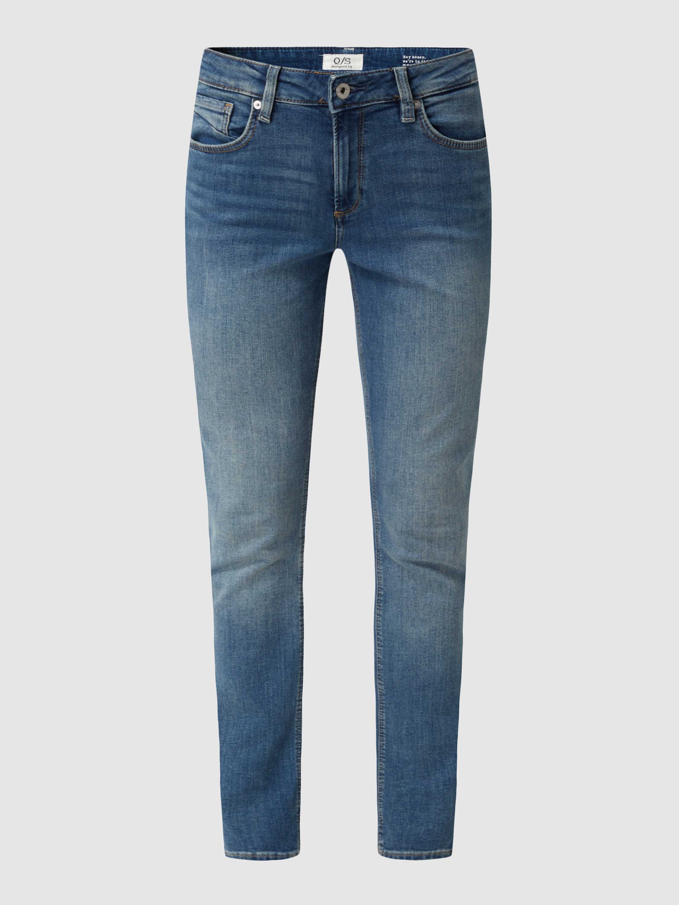 Slim Fit Jeans mit Stretch-Anteil Modell 'Catie'