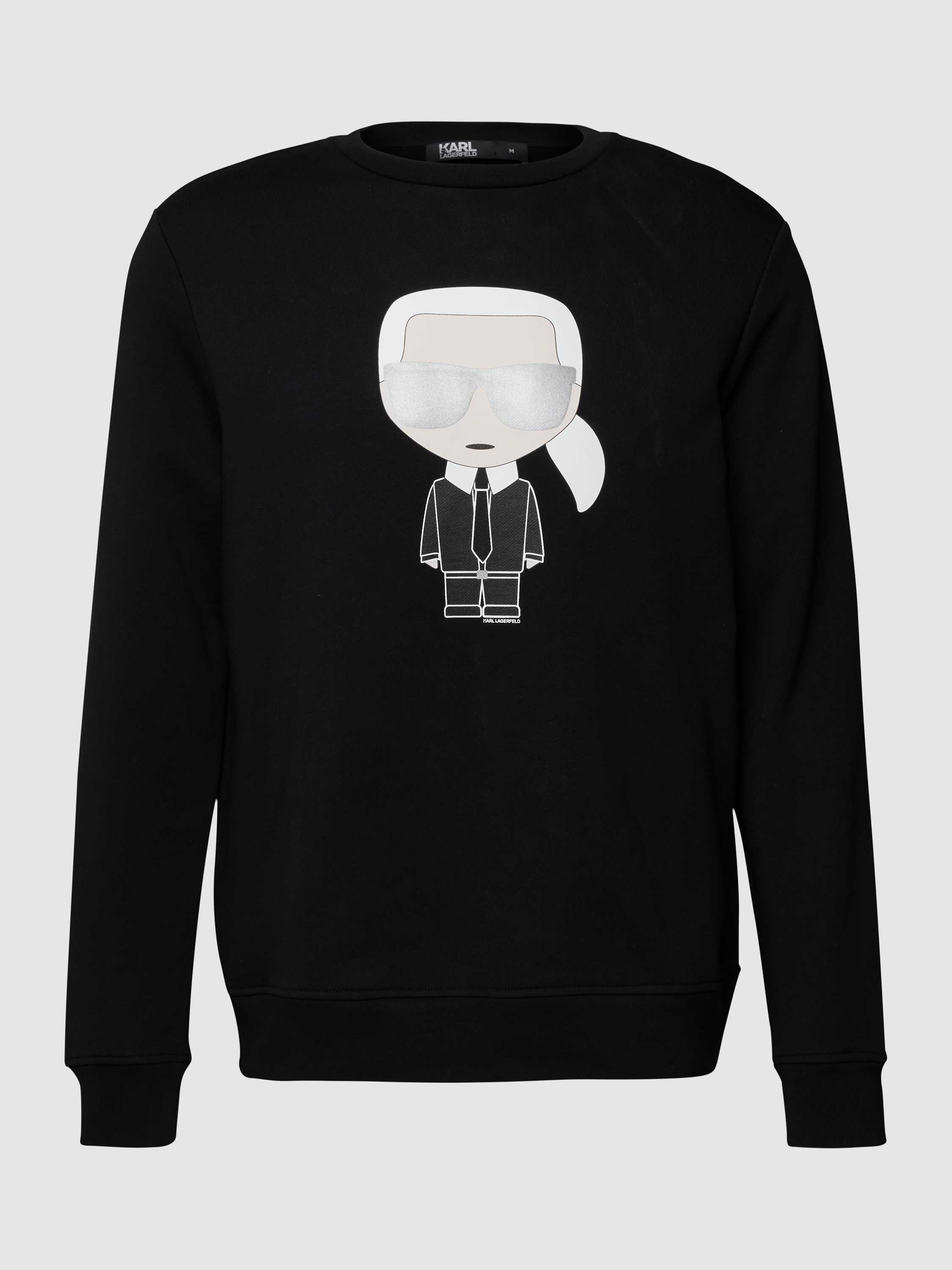 Sweatshirt mit Karl-Print