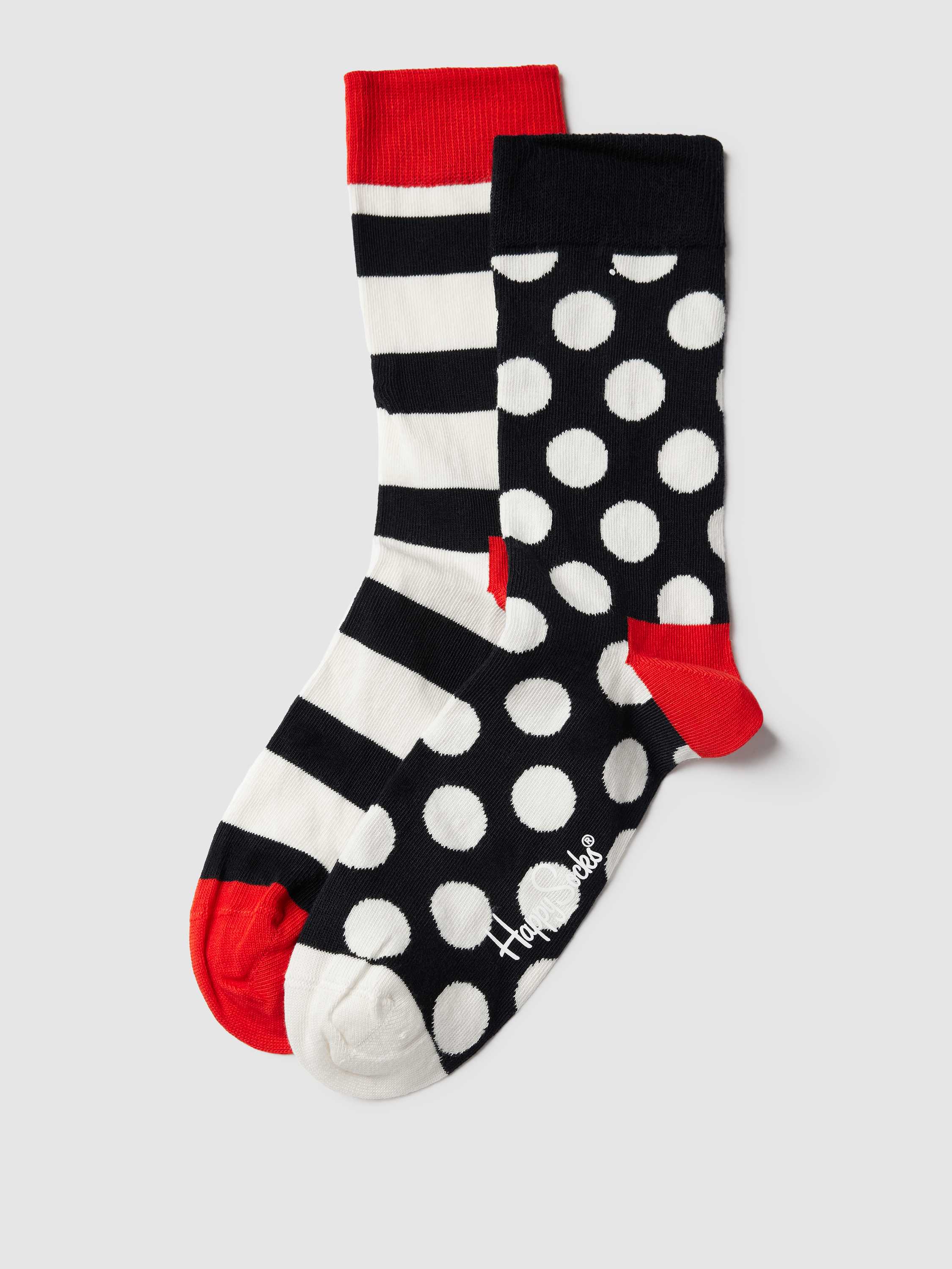 Socken mit Allover-Muster im 2er-Pack Modell 'Big Dot'
