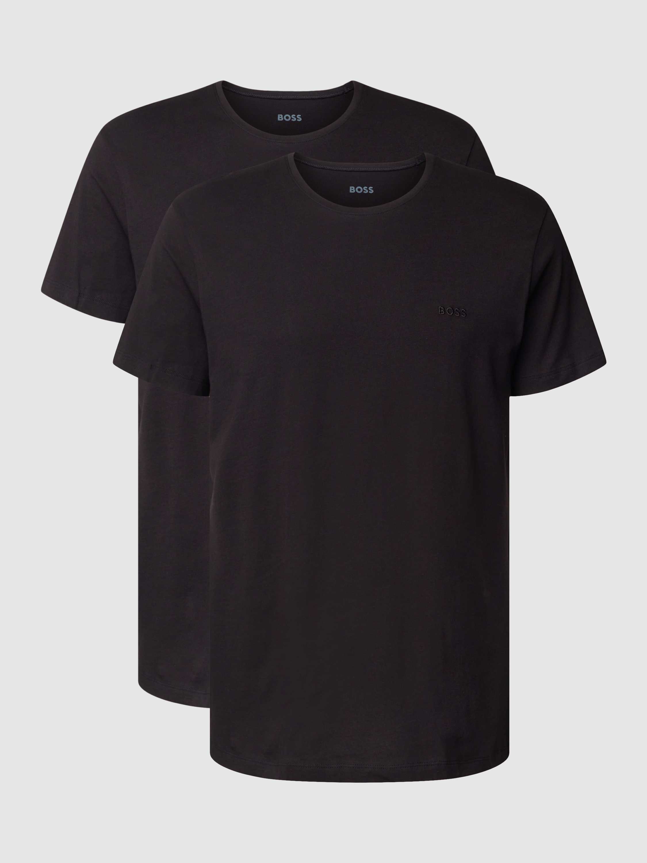T-Shirt mit Rundhalsausschnitt im 2er-Pack Modell 'ComfortS'