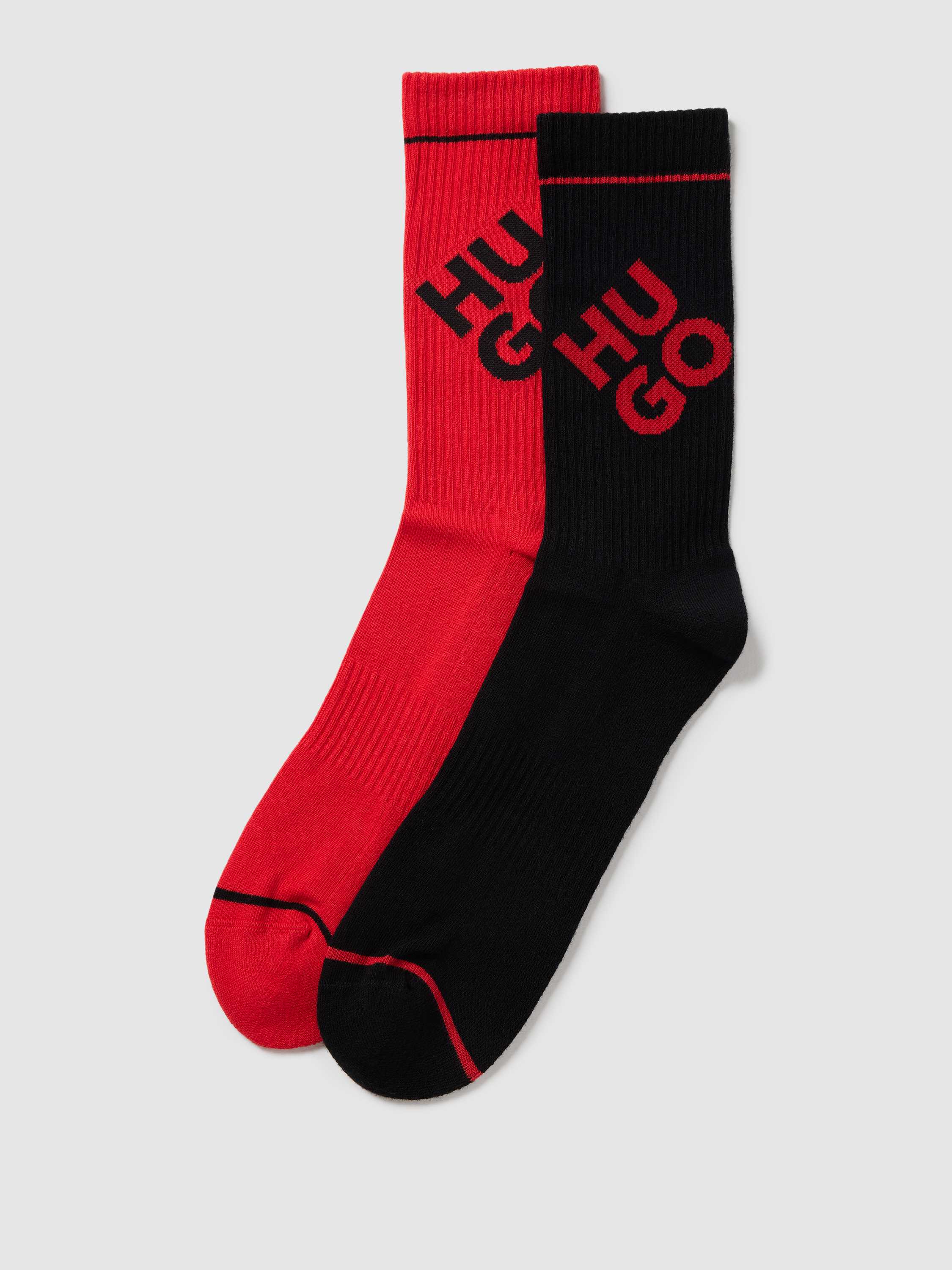 Socken mit Label-Detail im 2er-Pack Modell 'RIB LOGO'