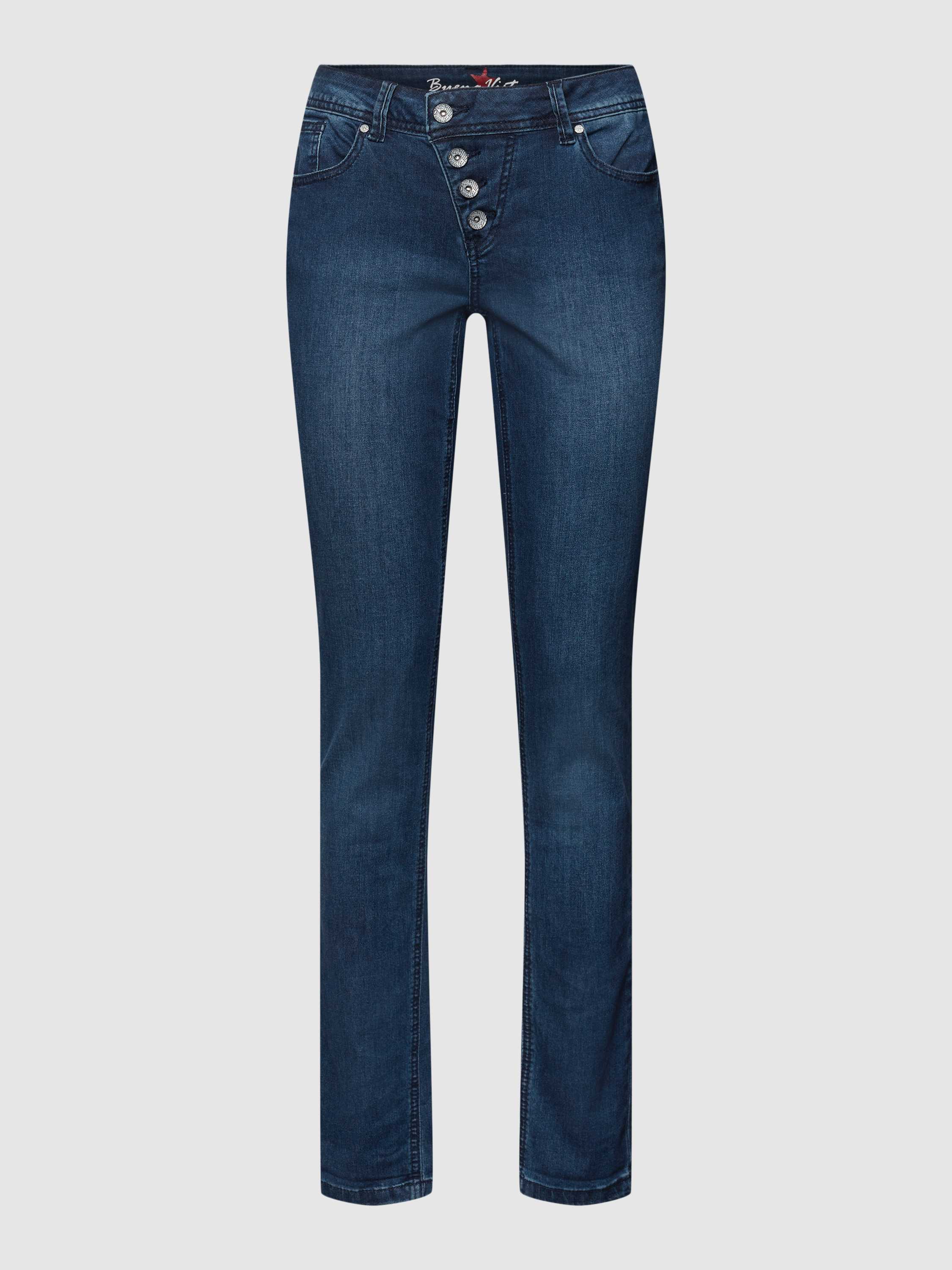 Skinny Fit Jeans mit Stretch-Anteil Modell 'Malibu Strech Denim'