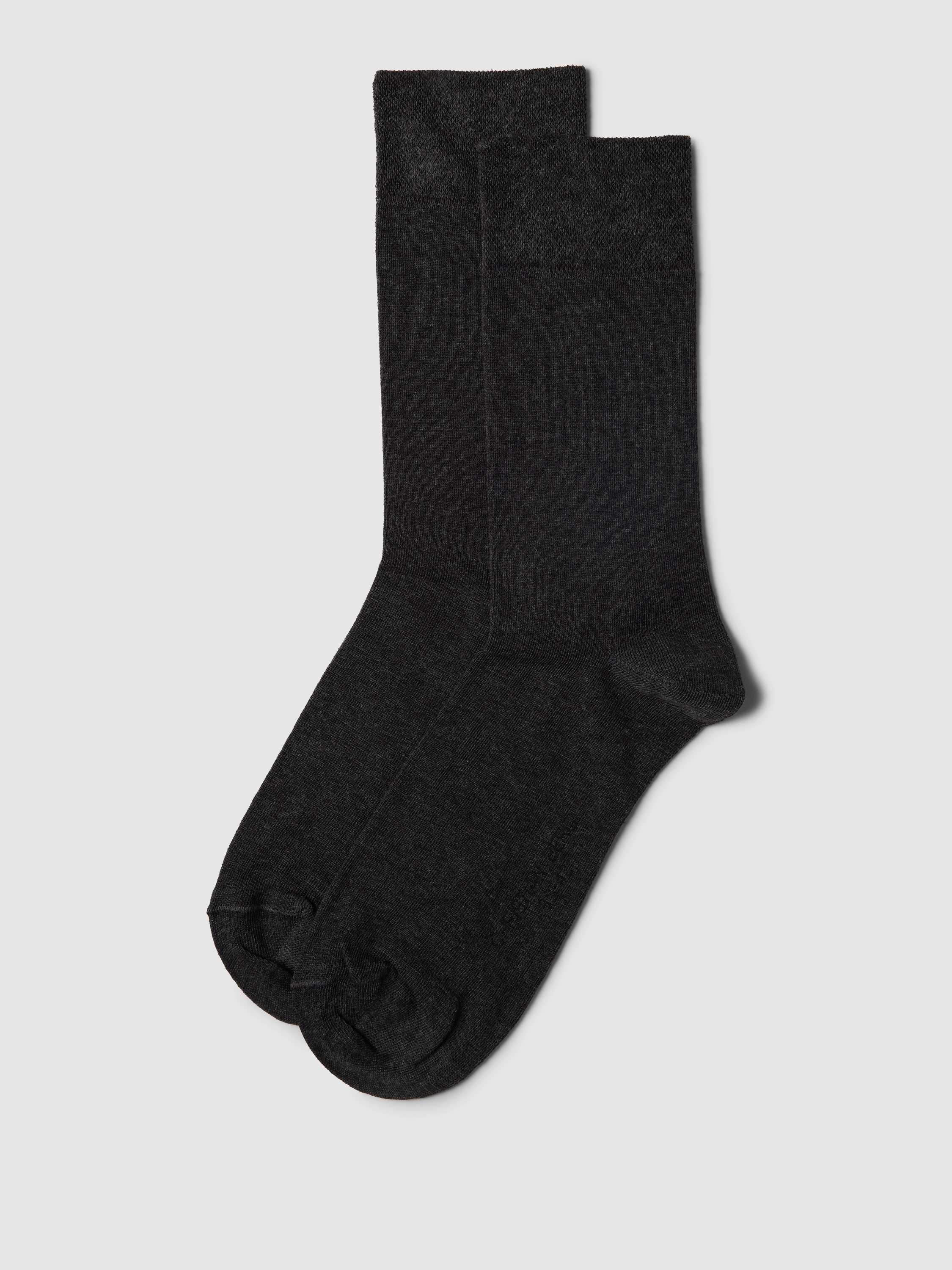 Socken mit elastischen Bündchen im 2er-Pack
