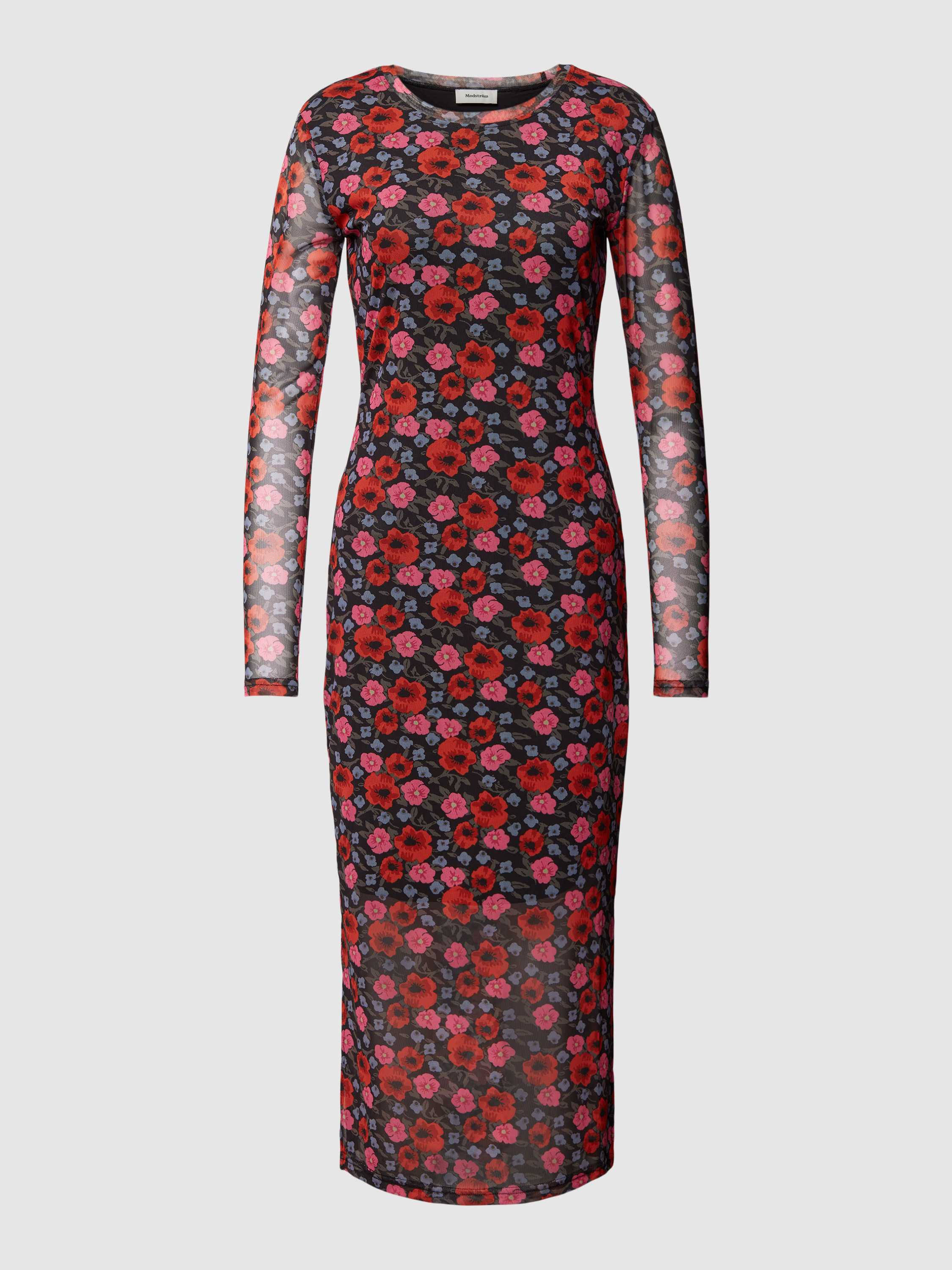 Kleid mit Allover-Muster Modell 'Binna'