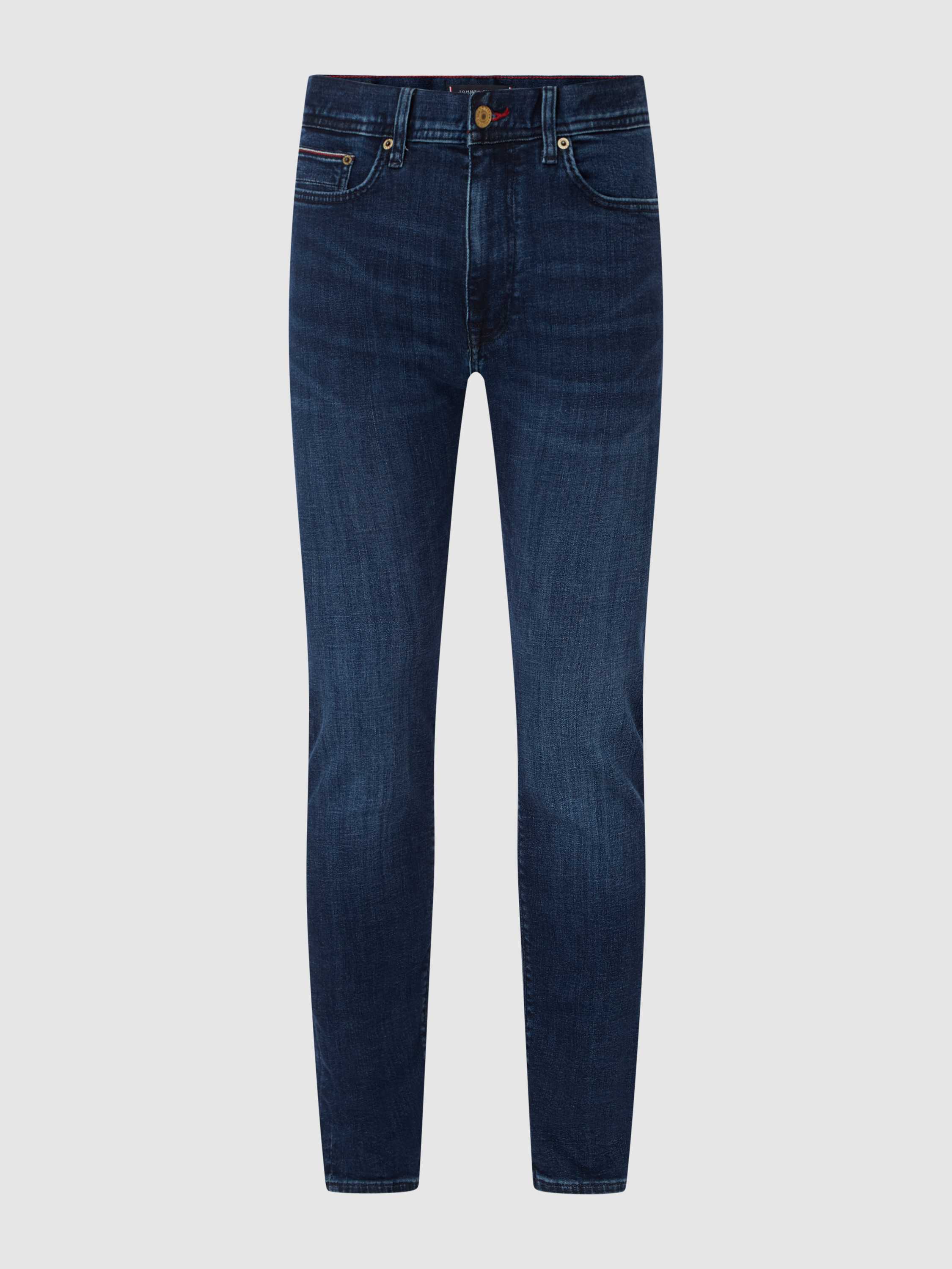 Slim Fit Jeans mit Stretch-Anteil Modell 'Bleecker'