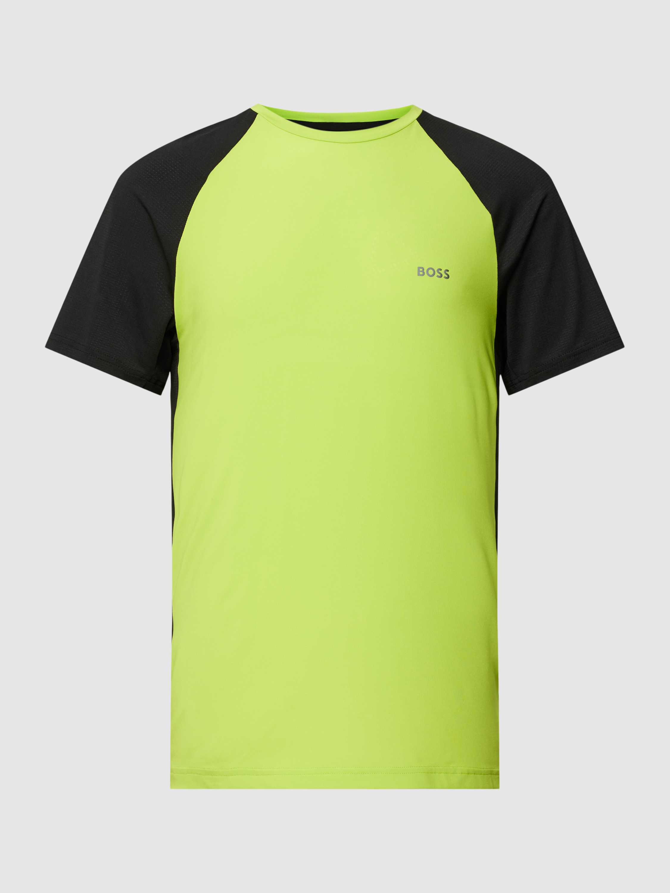 T-Shirt mit Mesh-Details Modell 'Active'