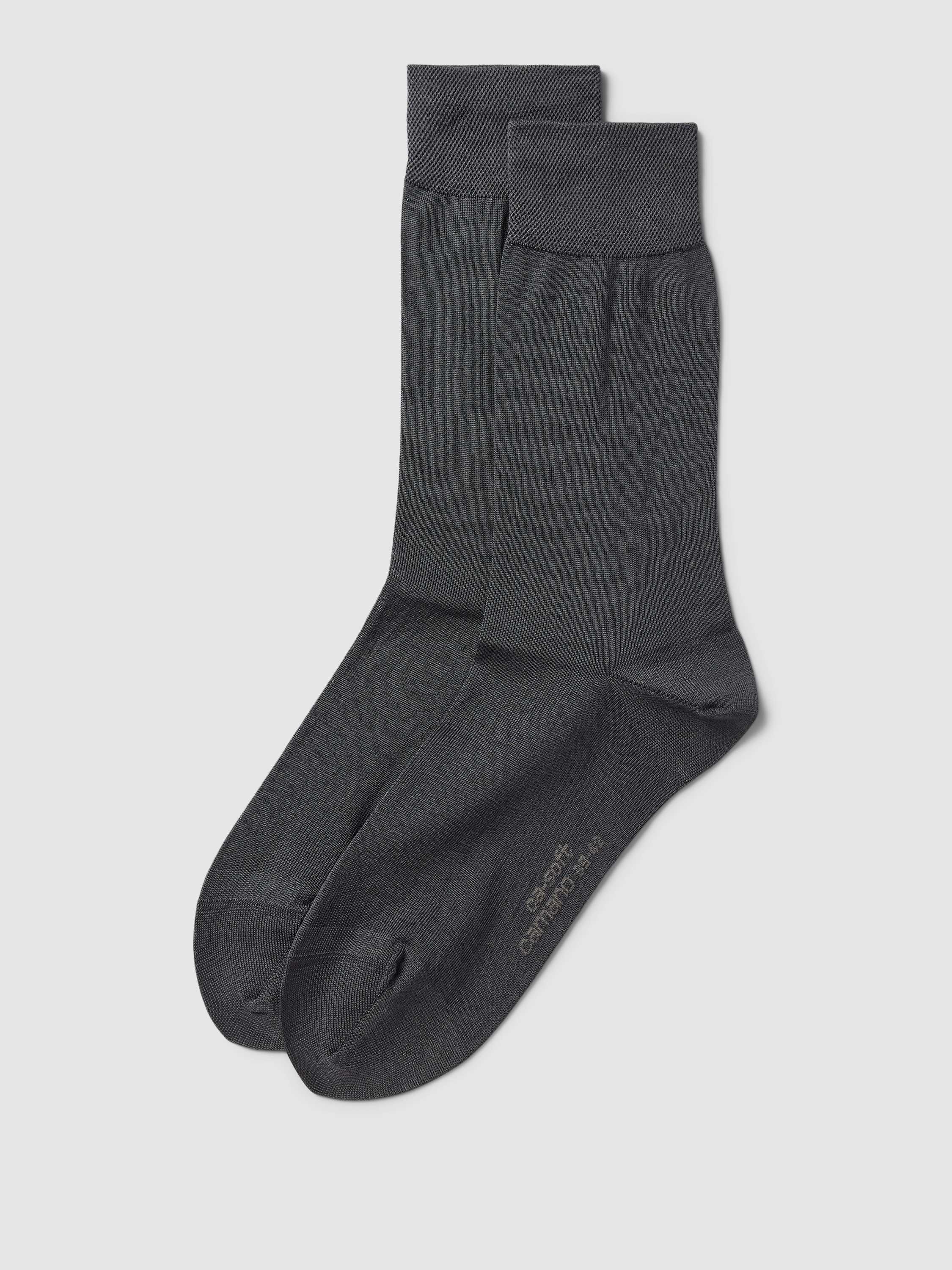Socken mit Rippenbündchen im 2er-Pack Modell 'MERCERISED', Peek & Cloppenburg