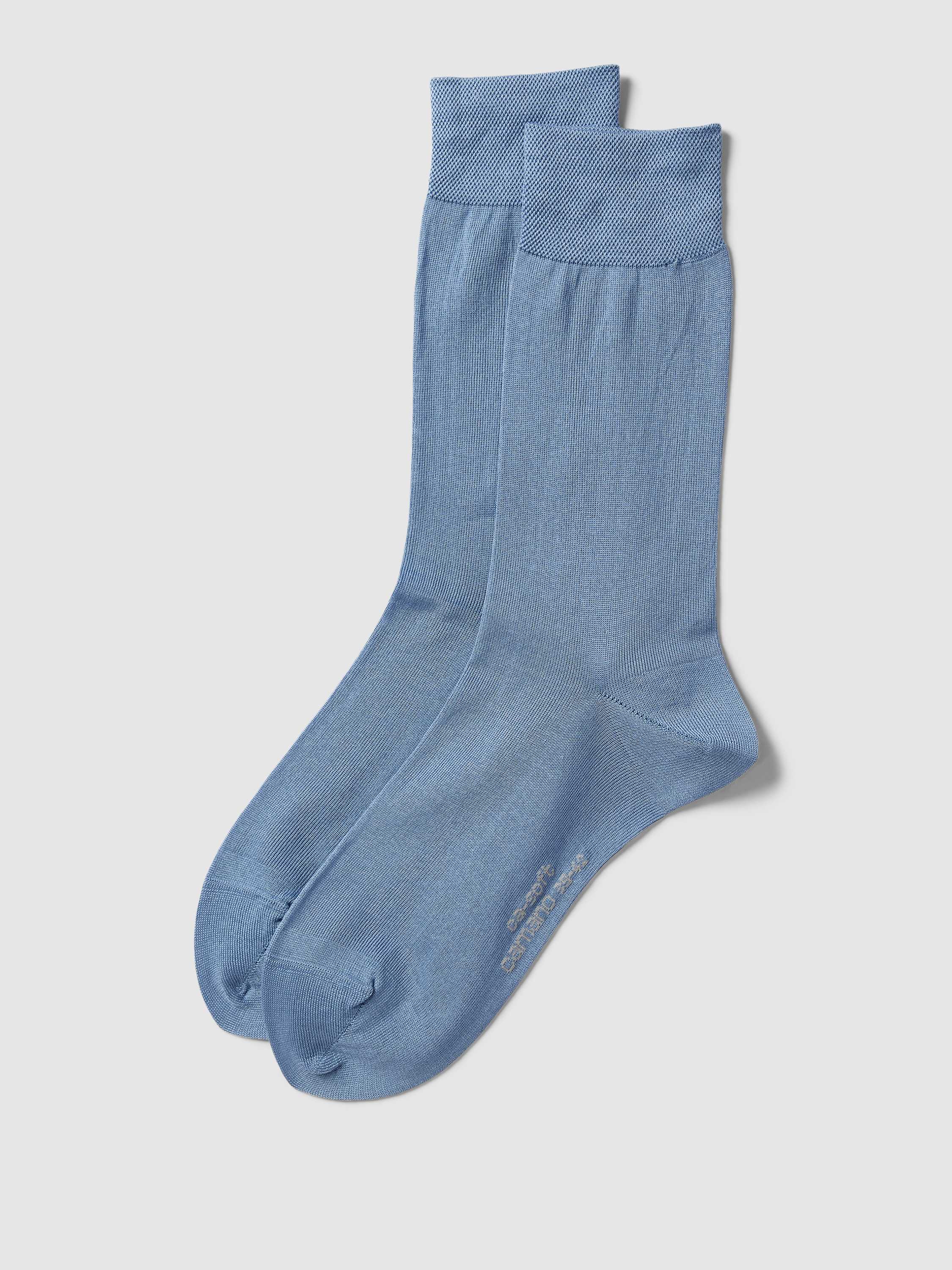 Socken mit Rippenbündchen im 2er-Pack Modell 'MERCERISED', Peek & Cloppenburg