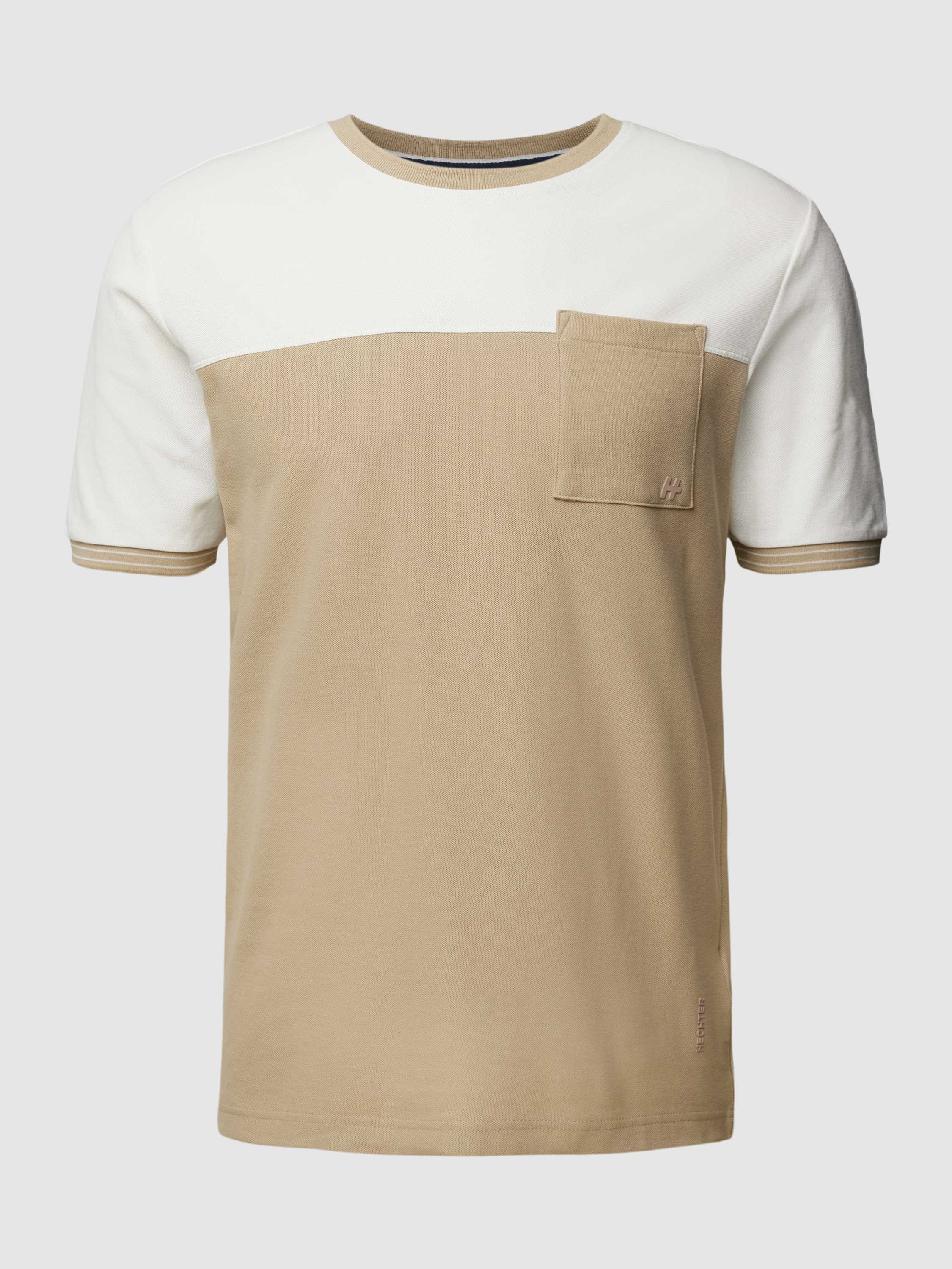T-Shirt aus Baumwolle im 2-in-1-Look