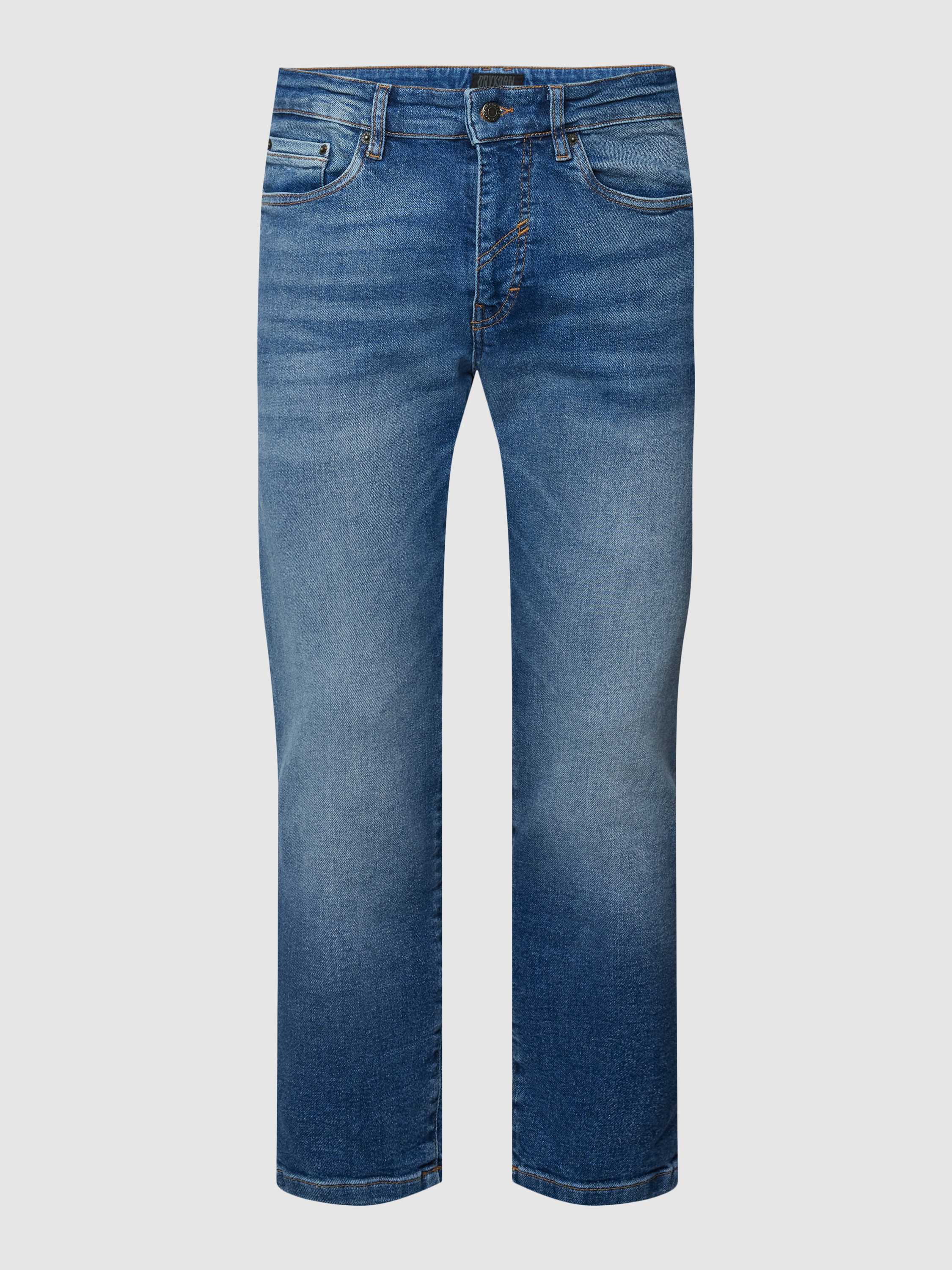Jeans mit Label-Patch Modell 'WEST'