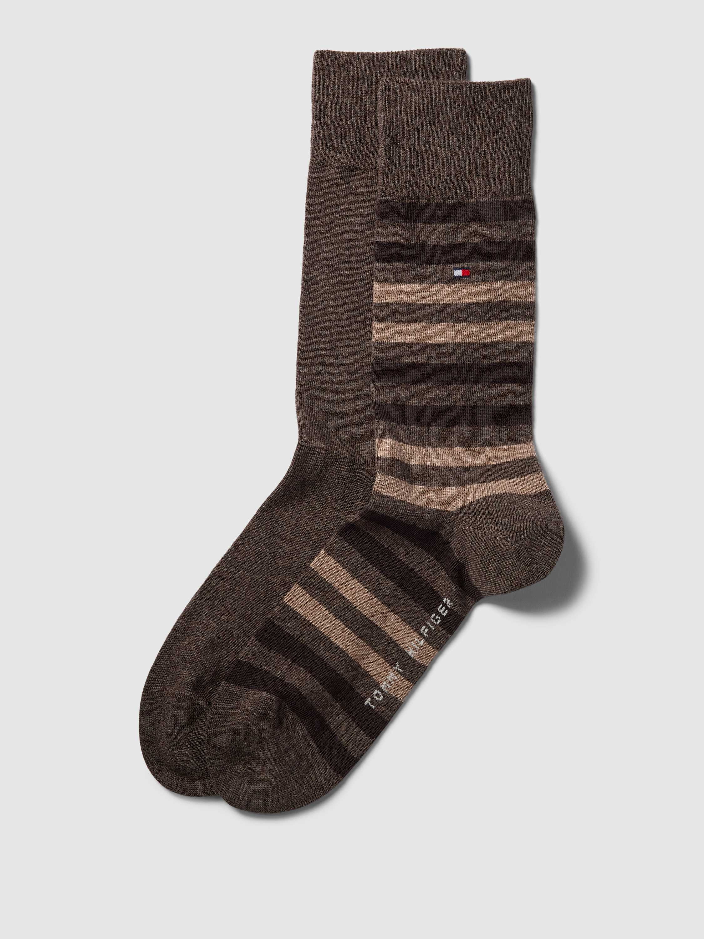 Socken mit Label-Detail im 2er-Pack Modell 'DUO STRIPE SOCK', Peek & Cloppenburg