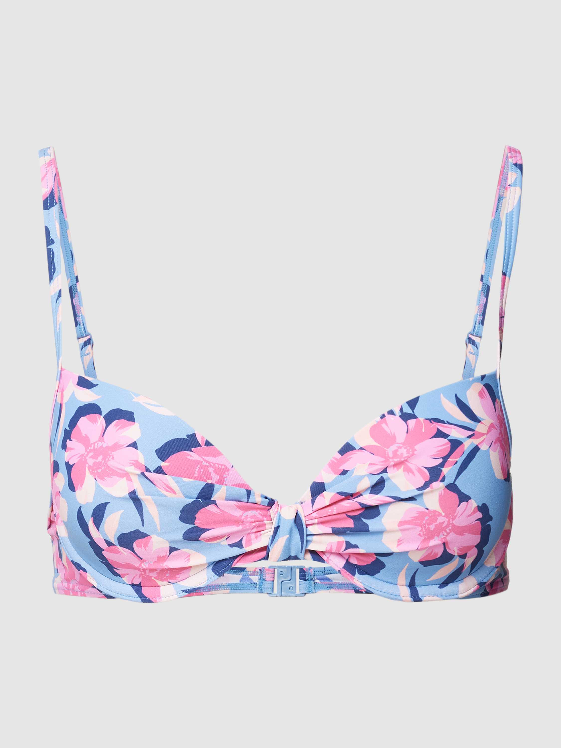 Bikini-Oberteil mit floralem Muster