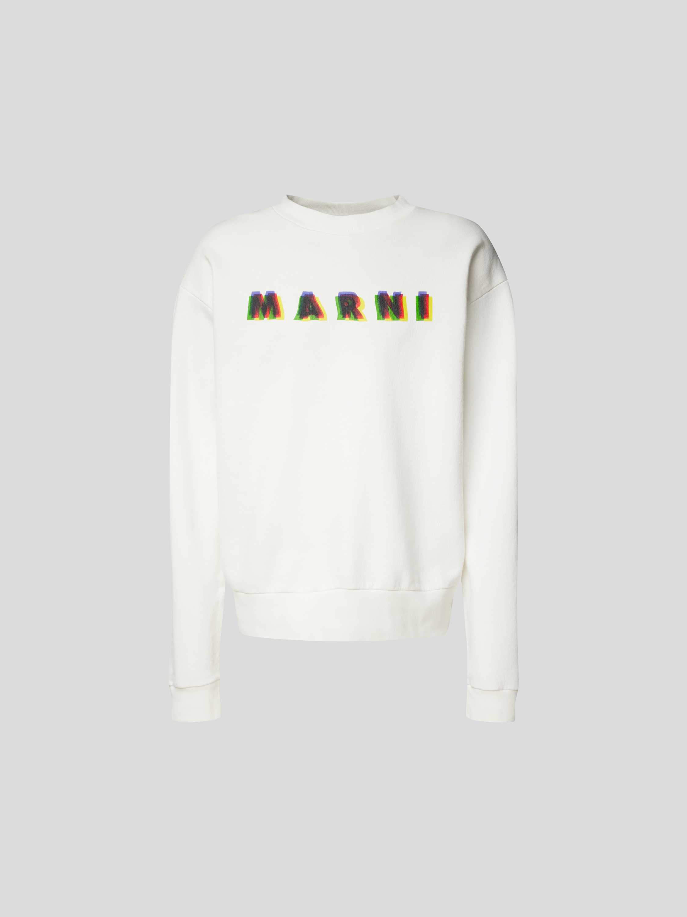Sweatshirt mit Label-Print