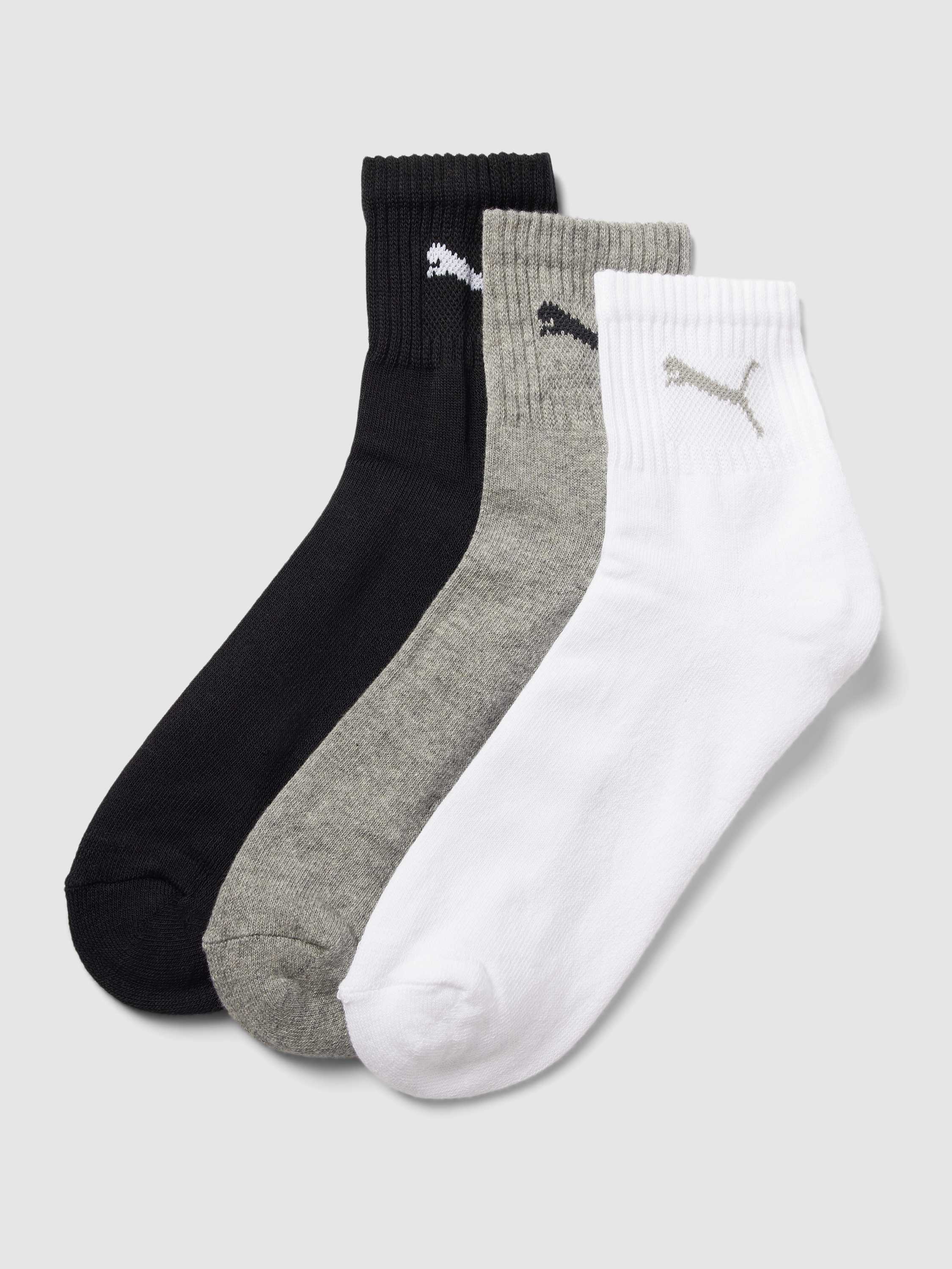 Socken mit Label-Detail im 3er-Pack Modell 'SHORT CREW', Peek & Cloppenburg