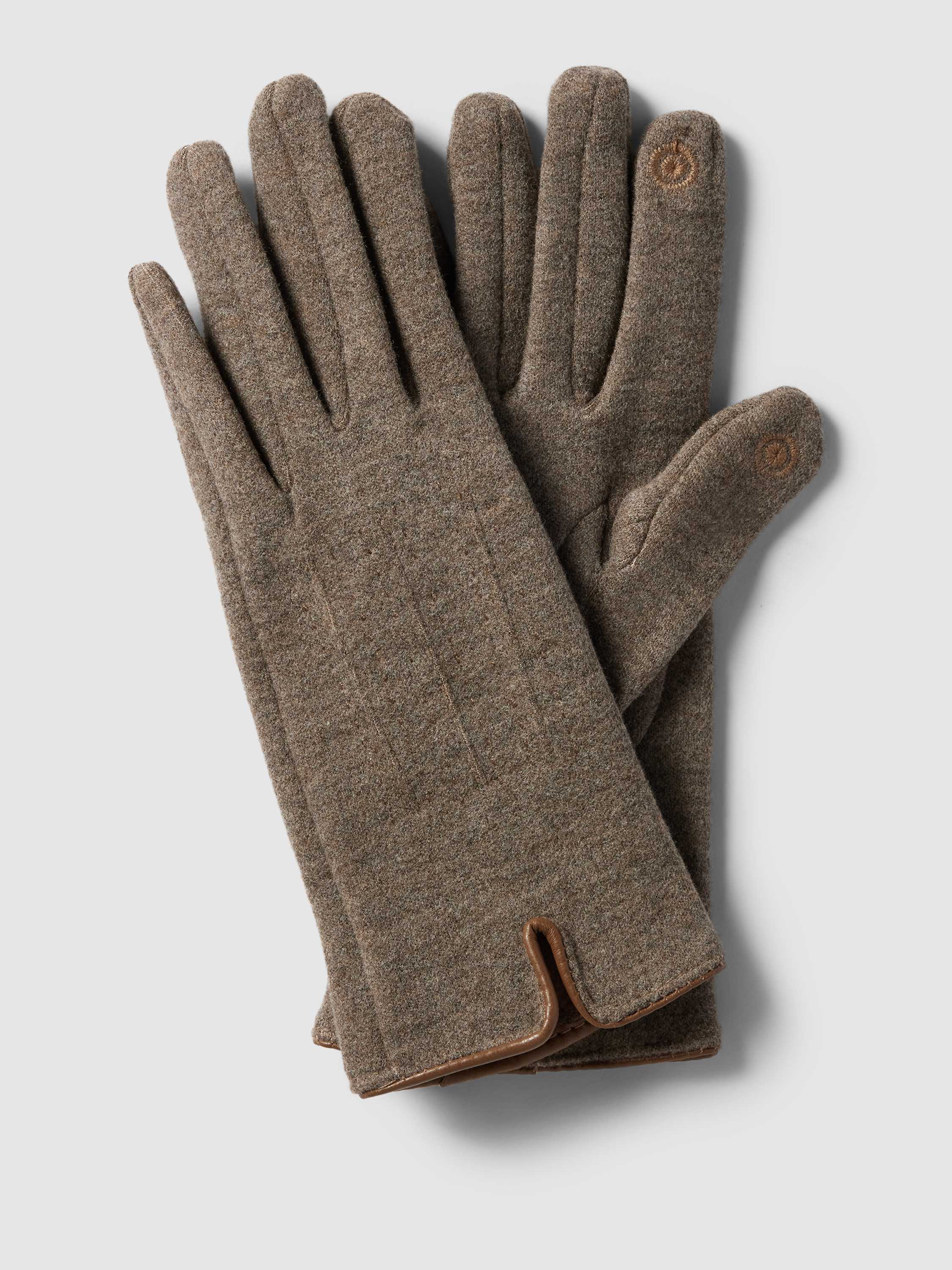 Handschuhe mit Motiv-Stitching