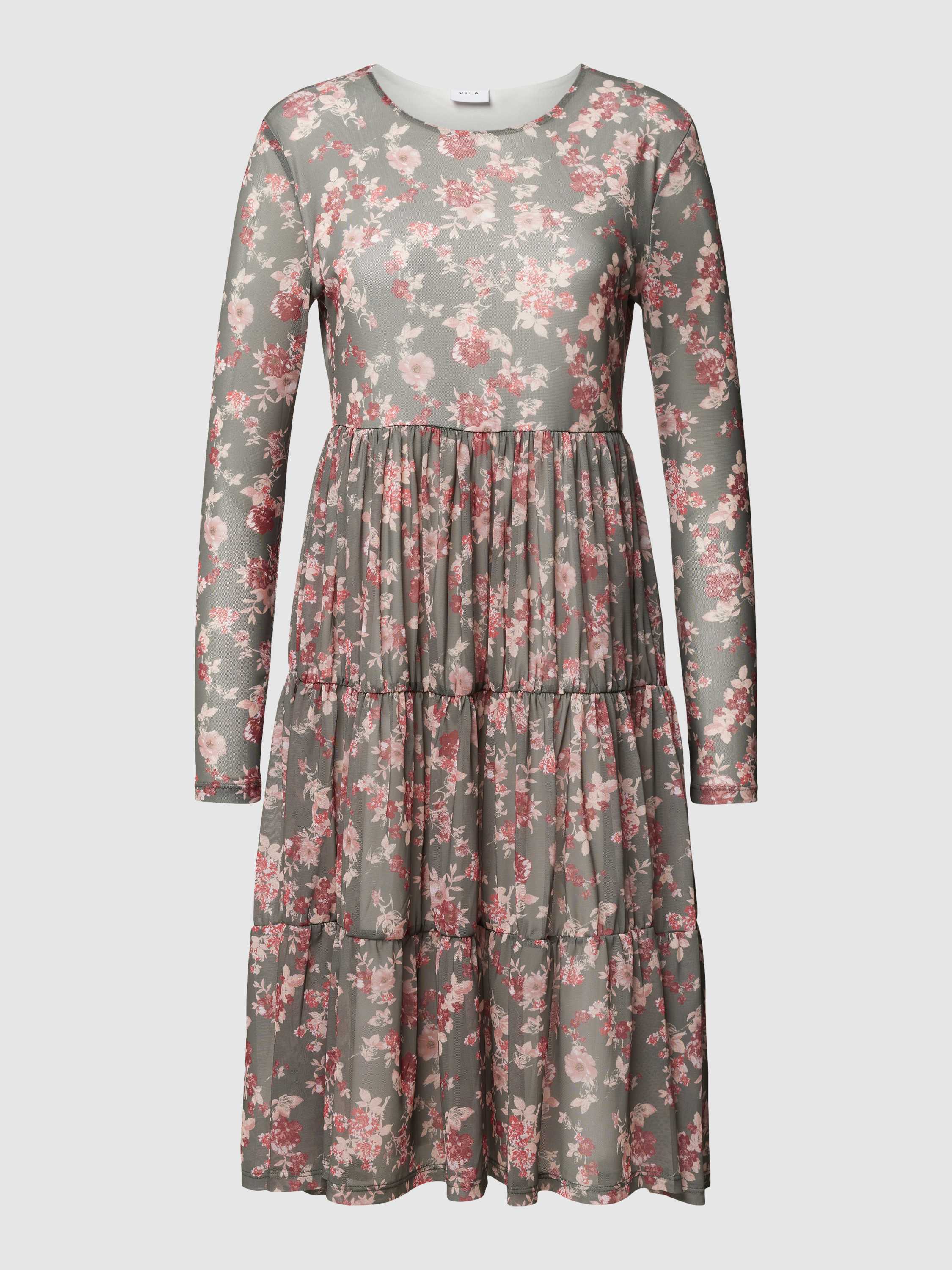 Knielanges Kleid mit floralem Muster Modell 'ATANA', Peek & Cloppenburg