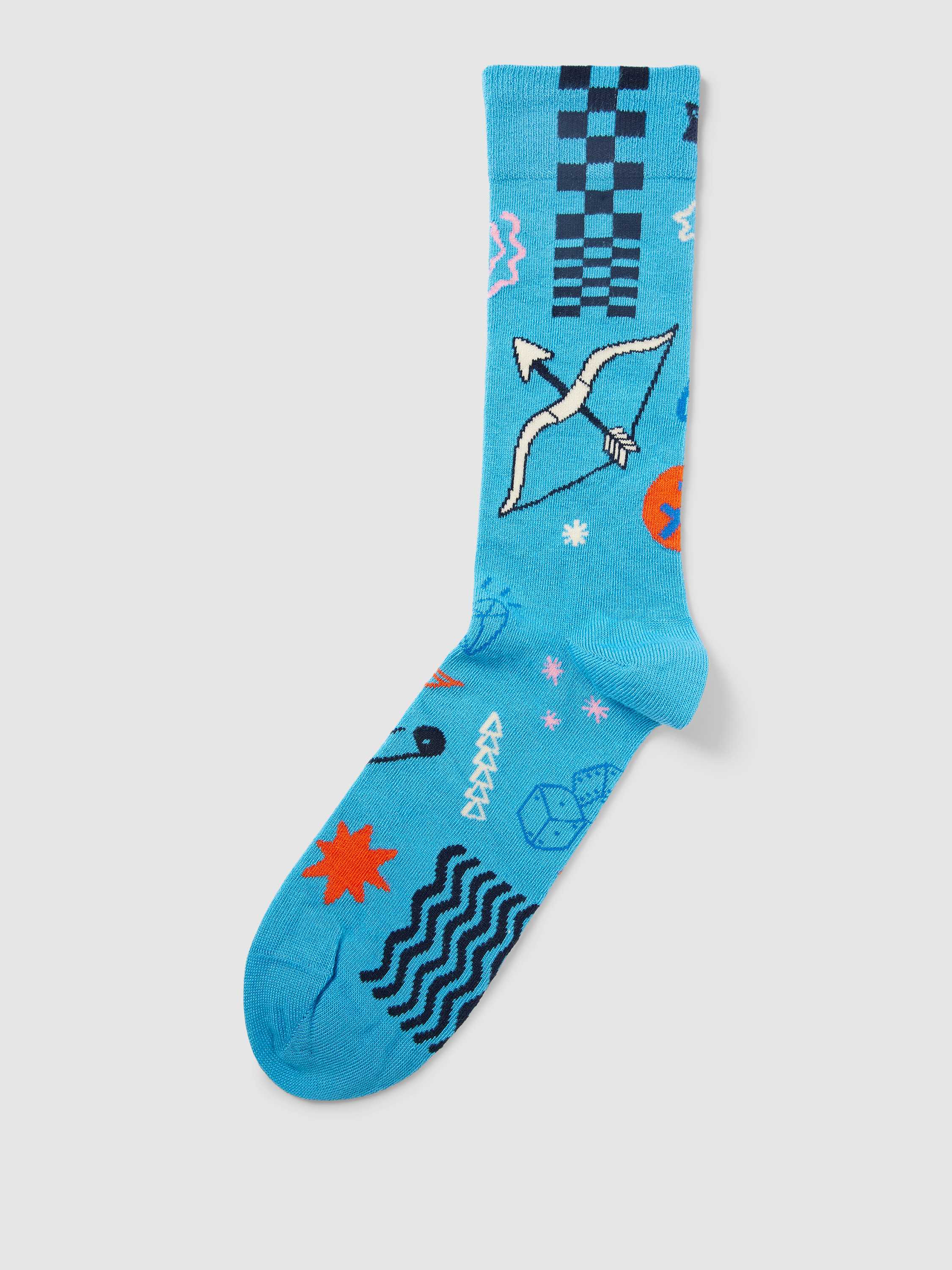 Socken mit Allover-Muster Modell 'Sagittarius'