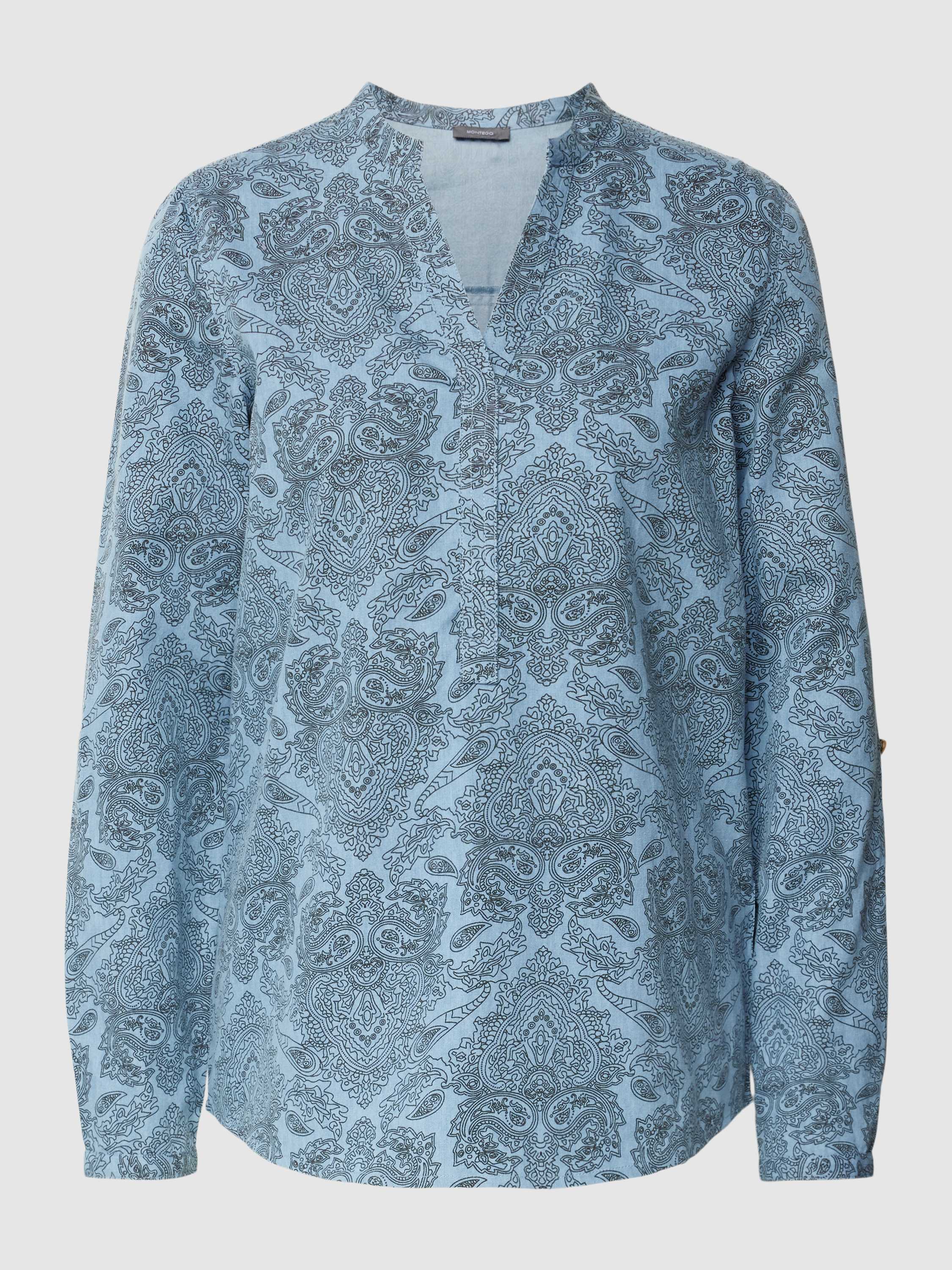 Bluse mit Paisley-Muster
