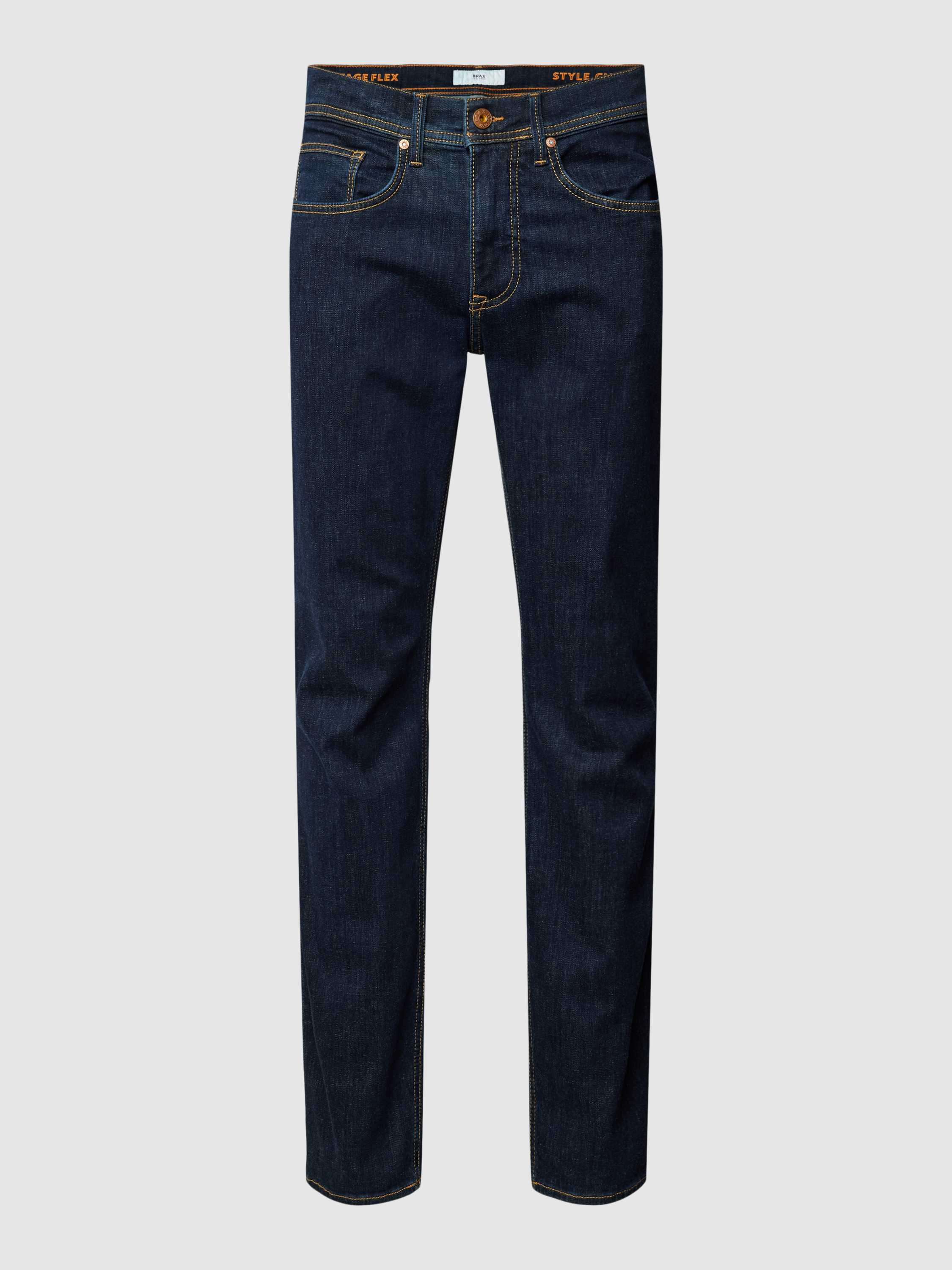 Slim Fit Jeans mit Kontrastnähten Modell 'CHRIS'