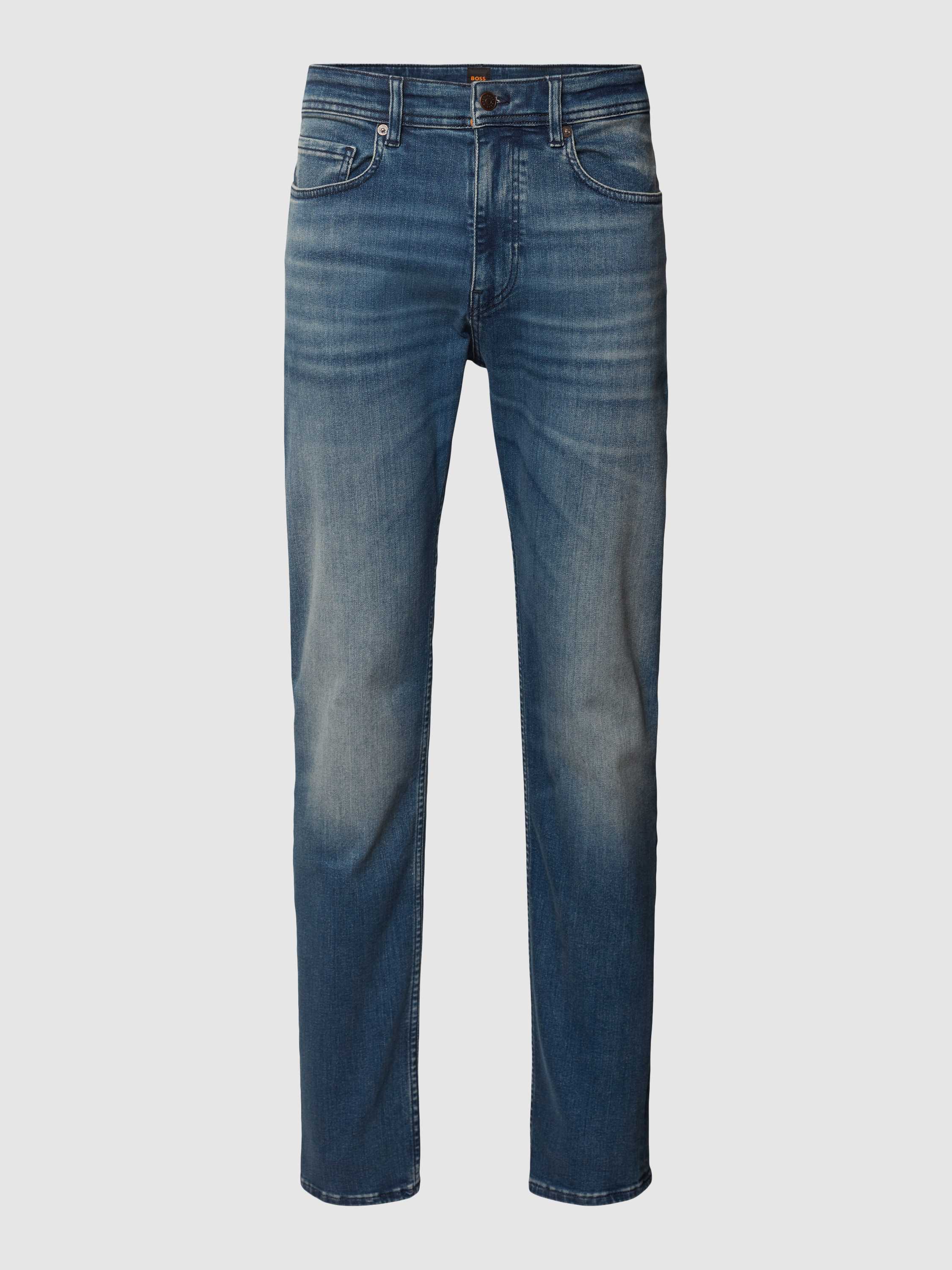 Tapered Fit Jeans mit Eingrifftaschen Modell 'TABER'