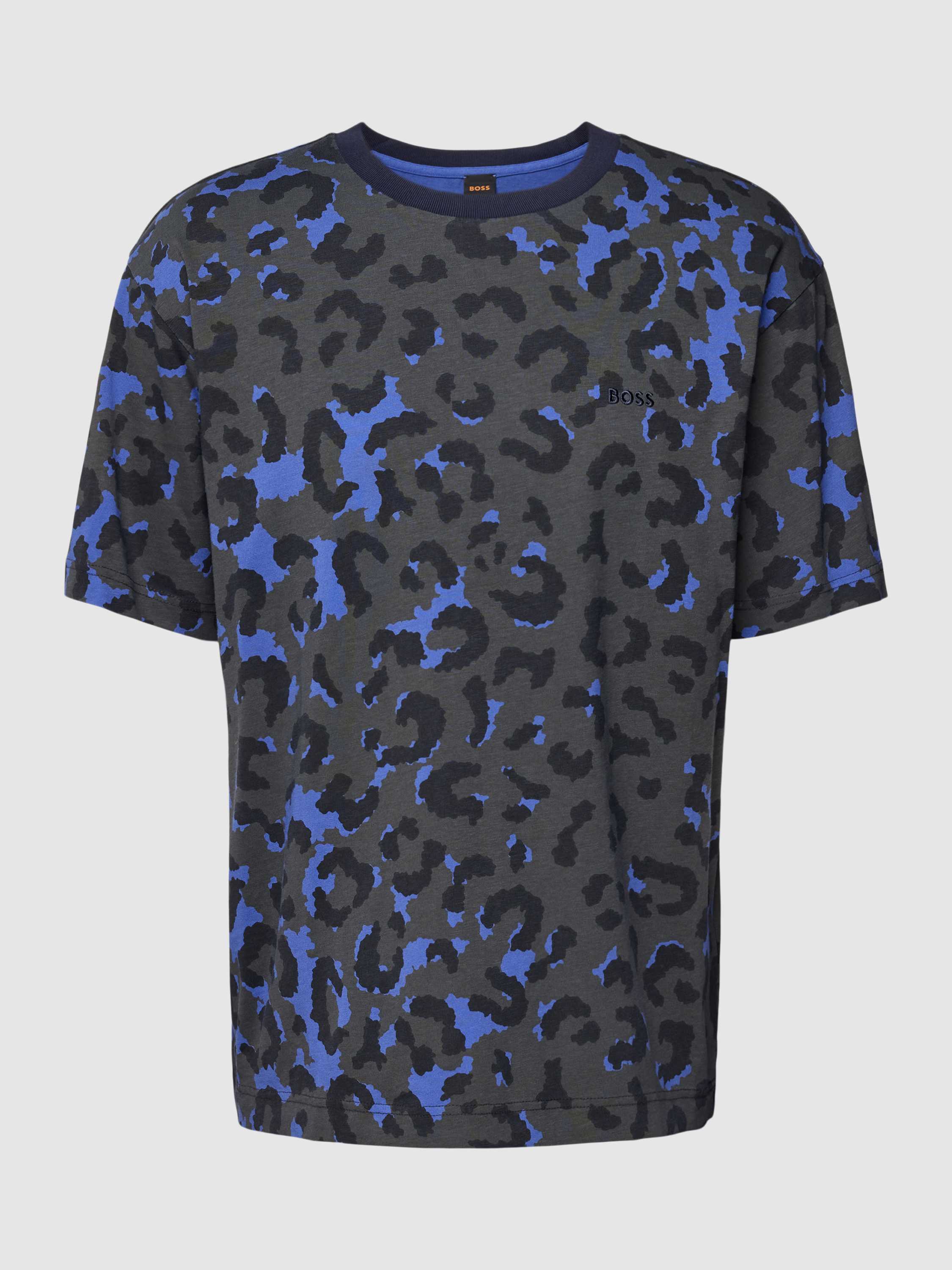 T-Shirt mit Animal-Print Modell 'Leopard'