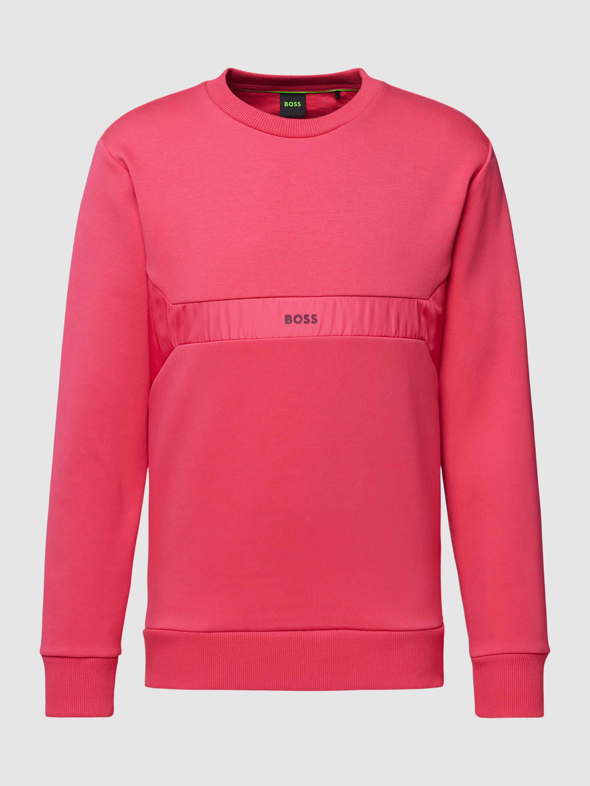 Sweatshirt mit Label-Print Modell 'Salbon'