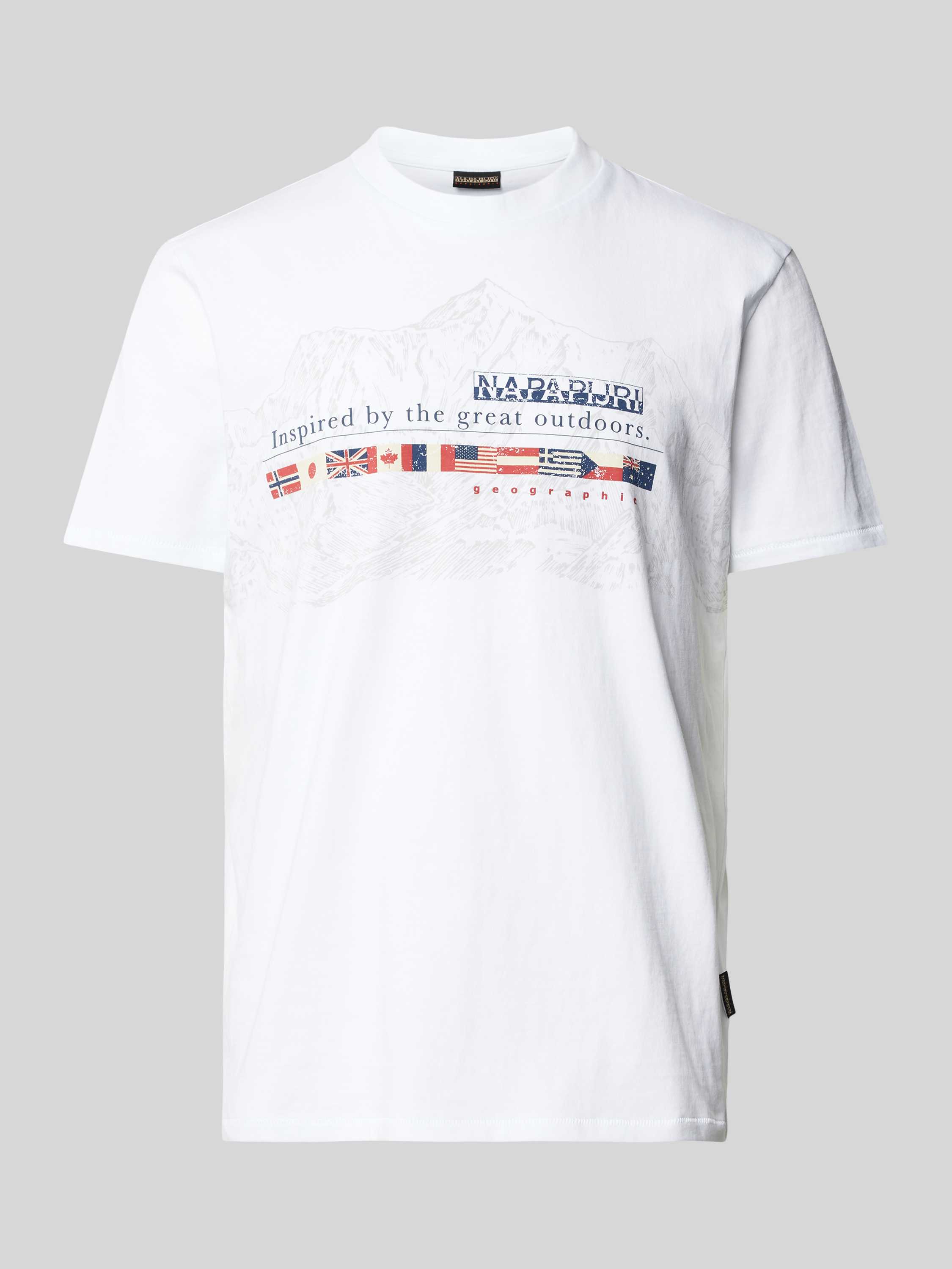 T-Shirt mit Motiv-Print Modell 'TURIN'