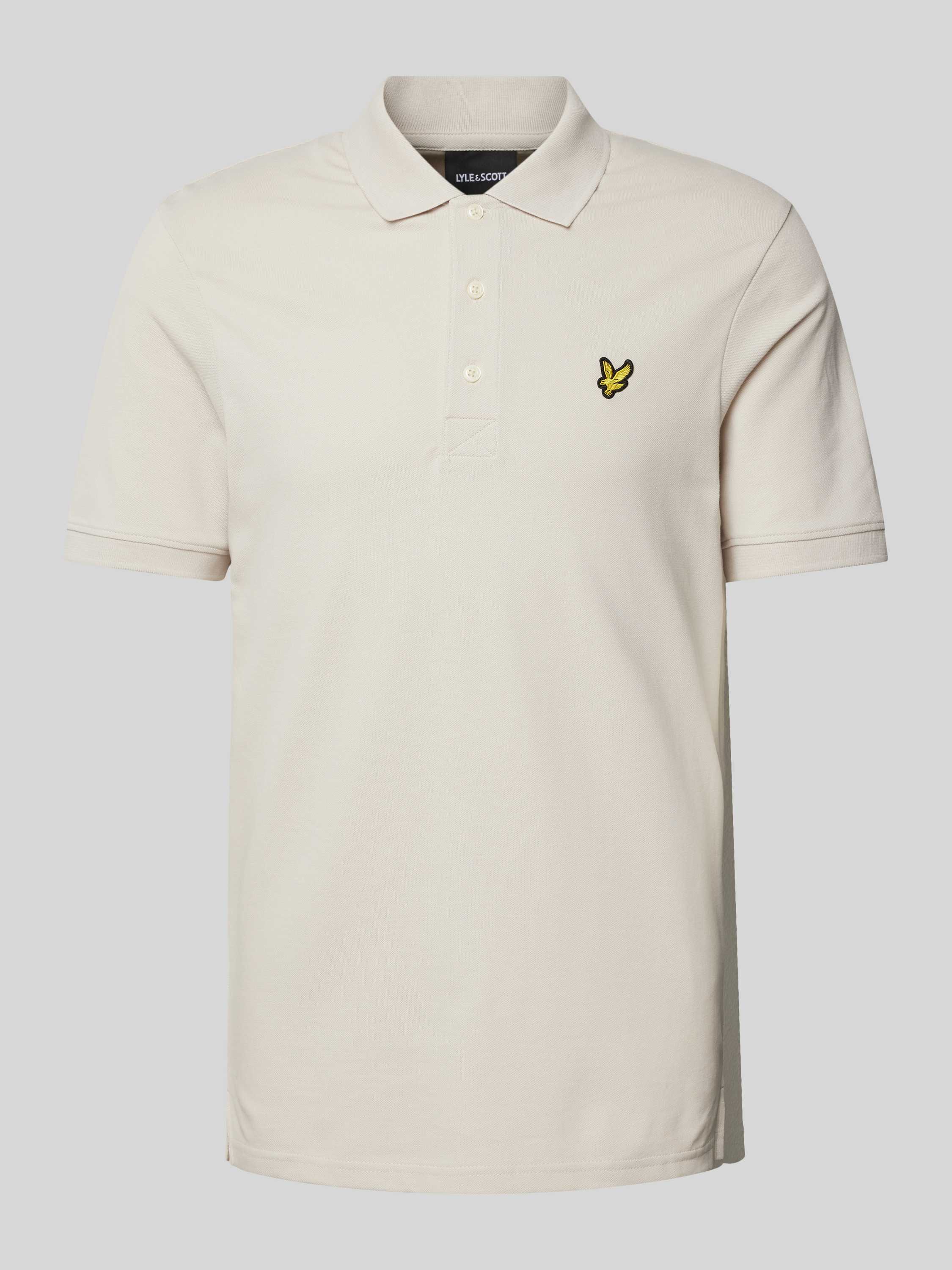 Slim Fit Poloshirt mit Logo-Patch