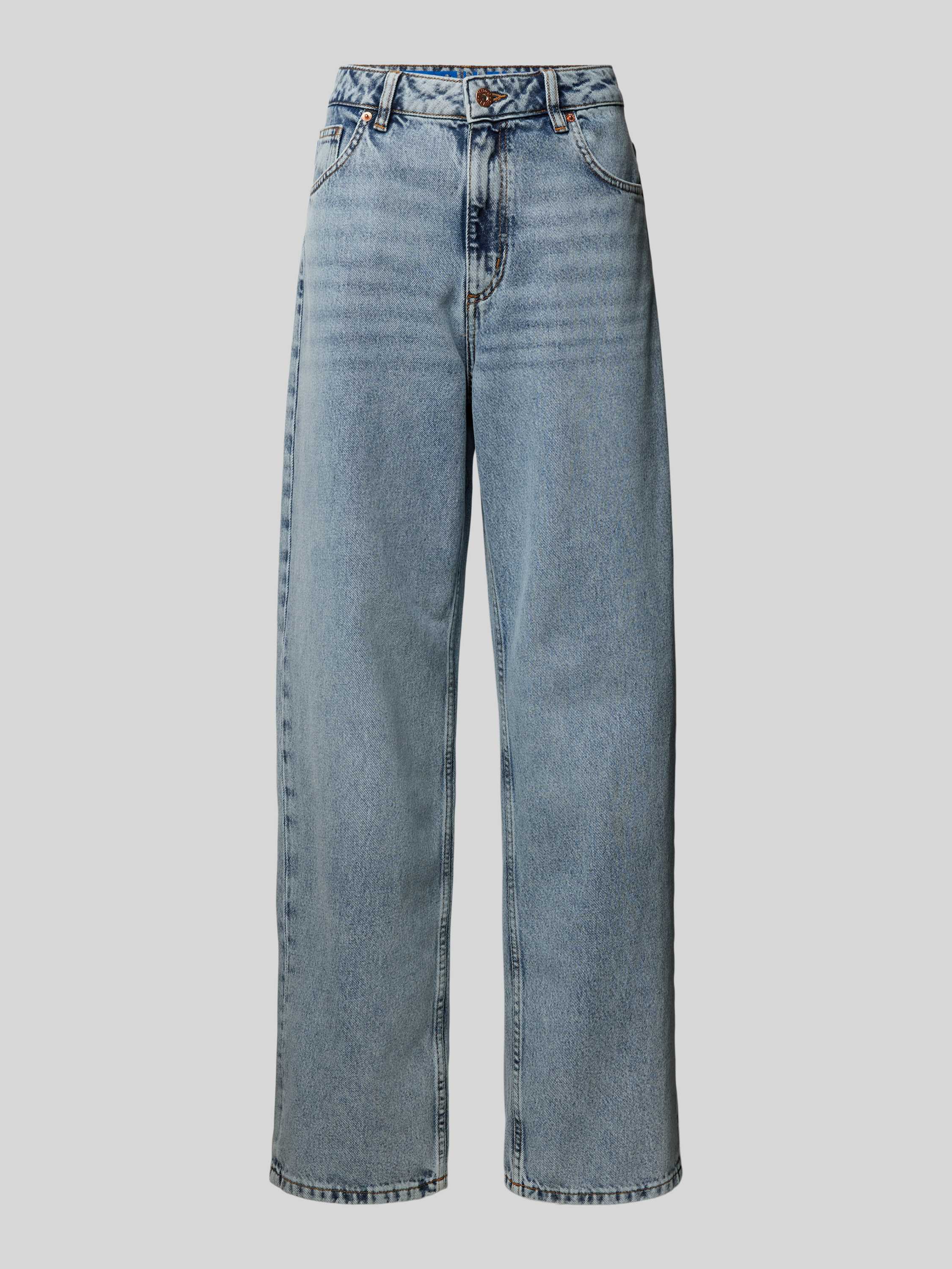 Jeans mit Gesäßtaschen Modell 'Leni'
