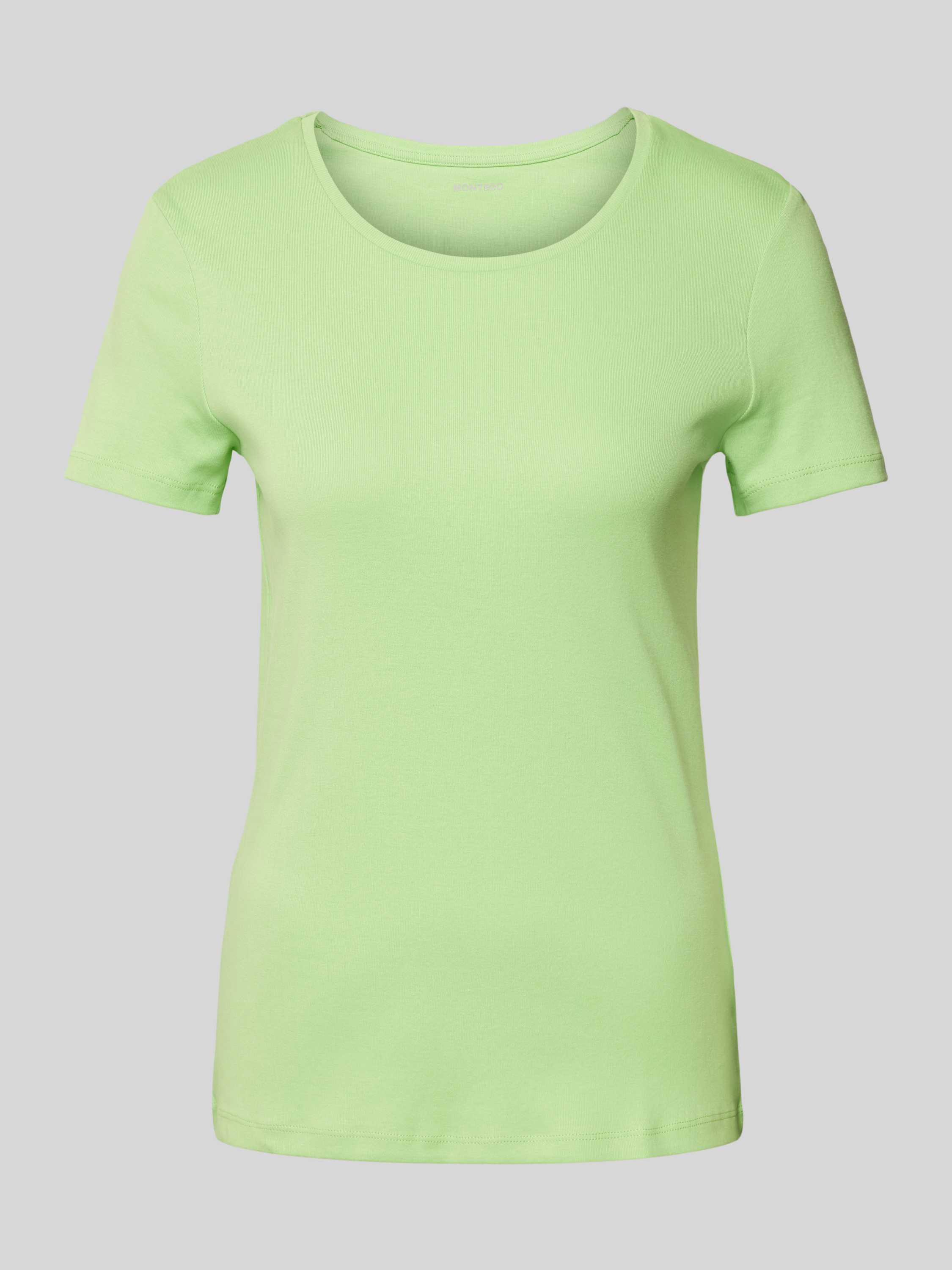 T-Shirt in Melange-Optik