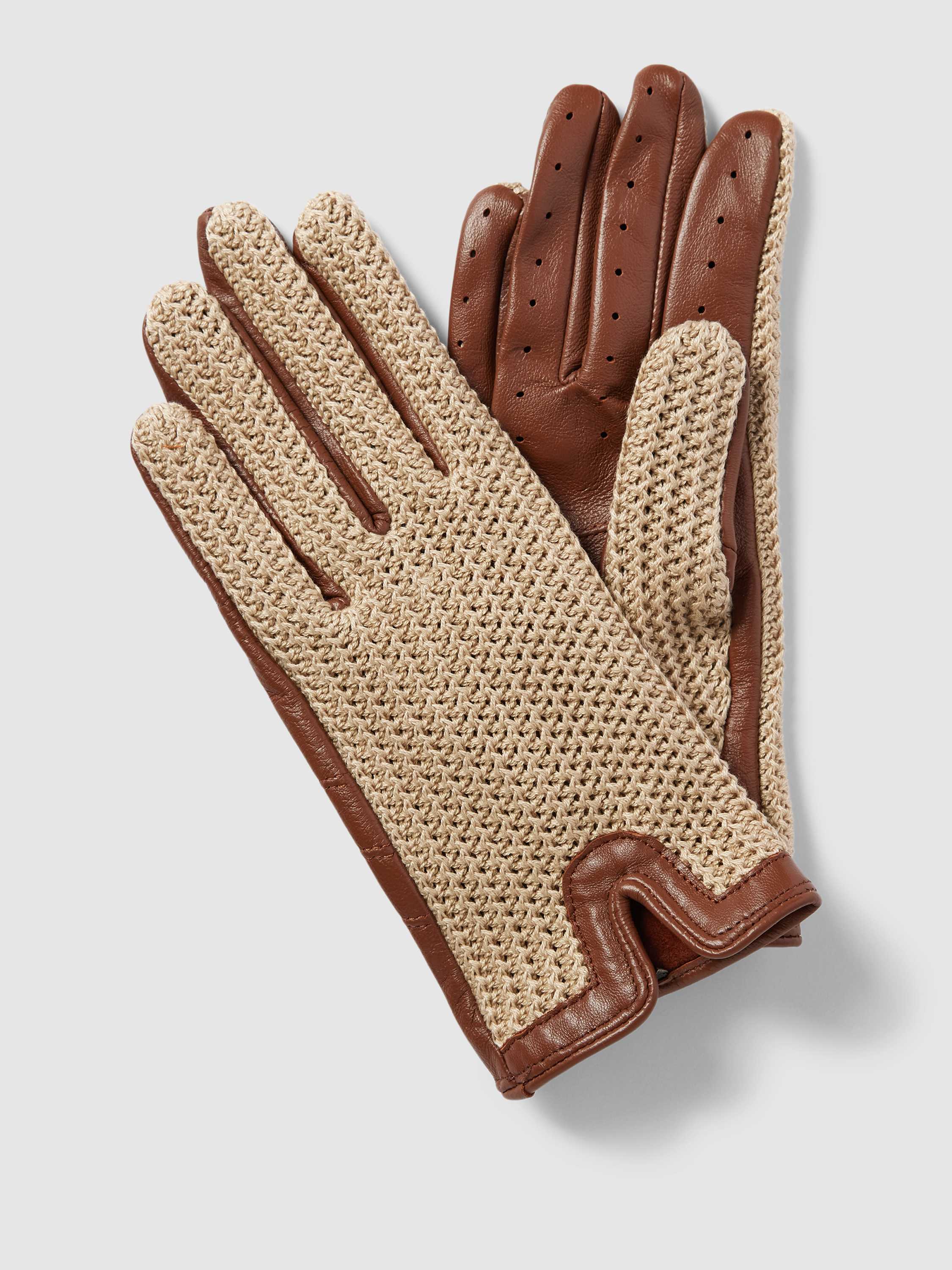 Handschuhe in Strick-Optik Modell 'Sanremo'