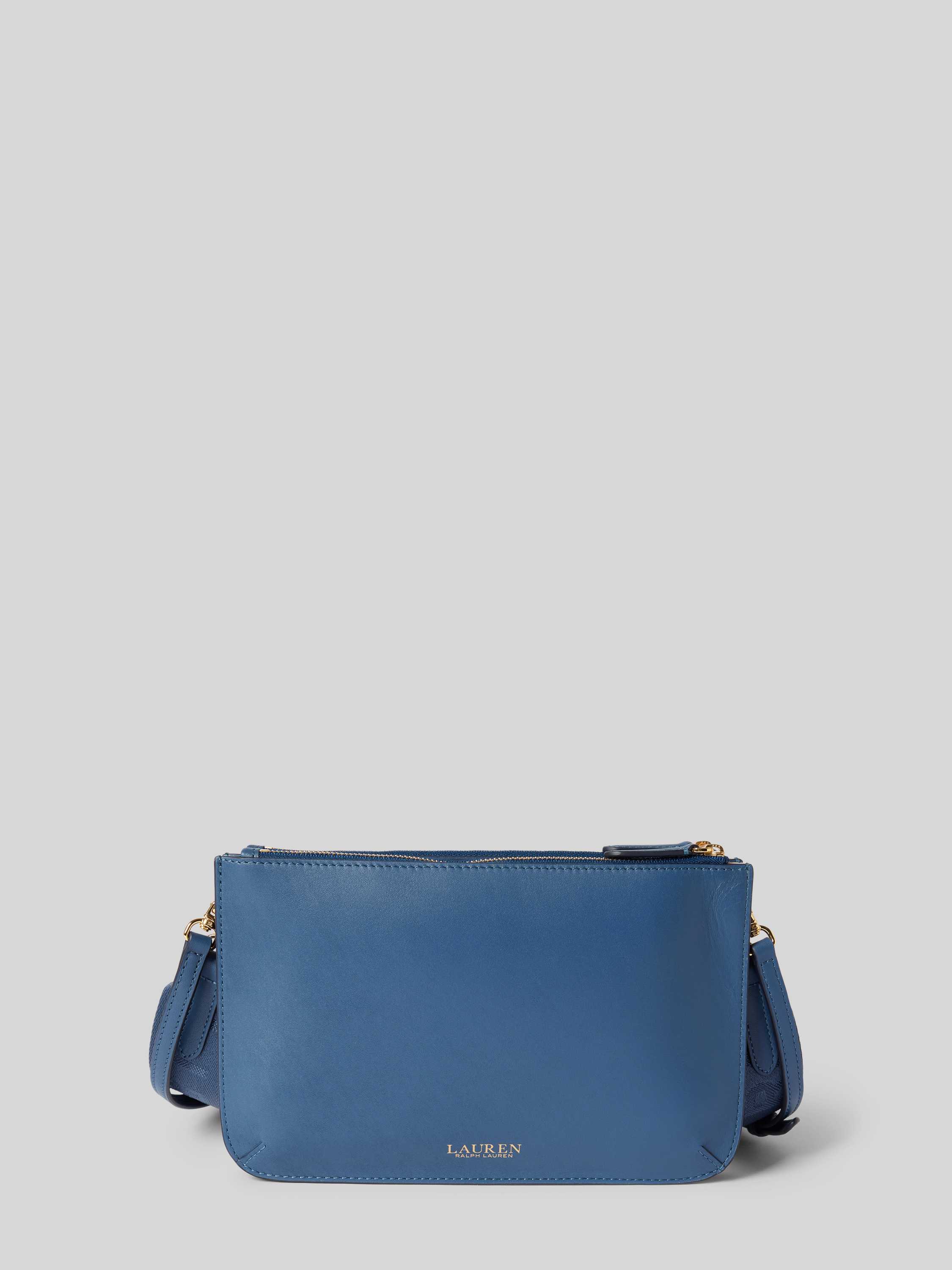 Handtasche aus Leder in unifarbenem Design Modell 'LANDYN'