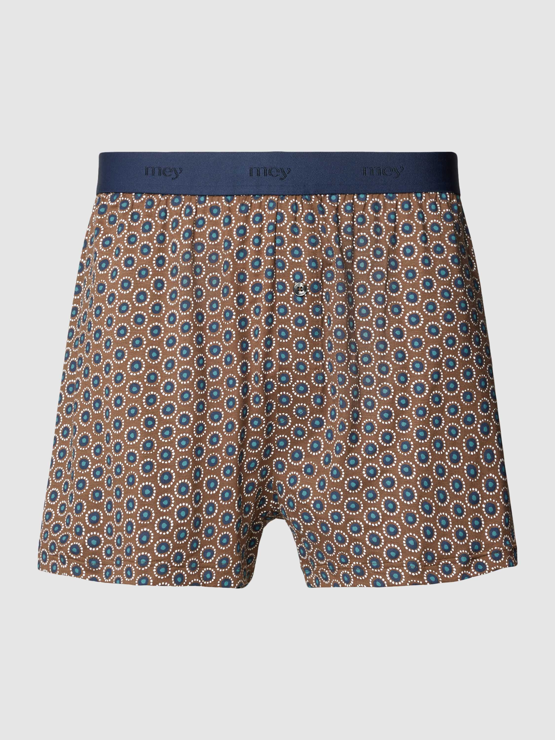 Boxershorts mit Allover-Muster Modell 'ELEMENTS'