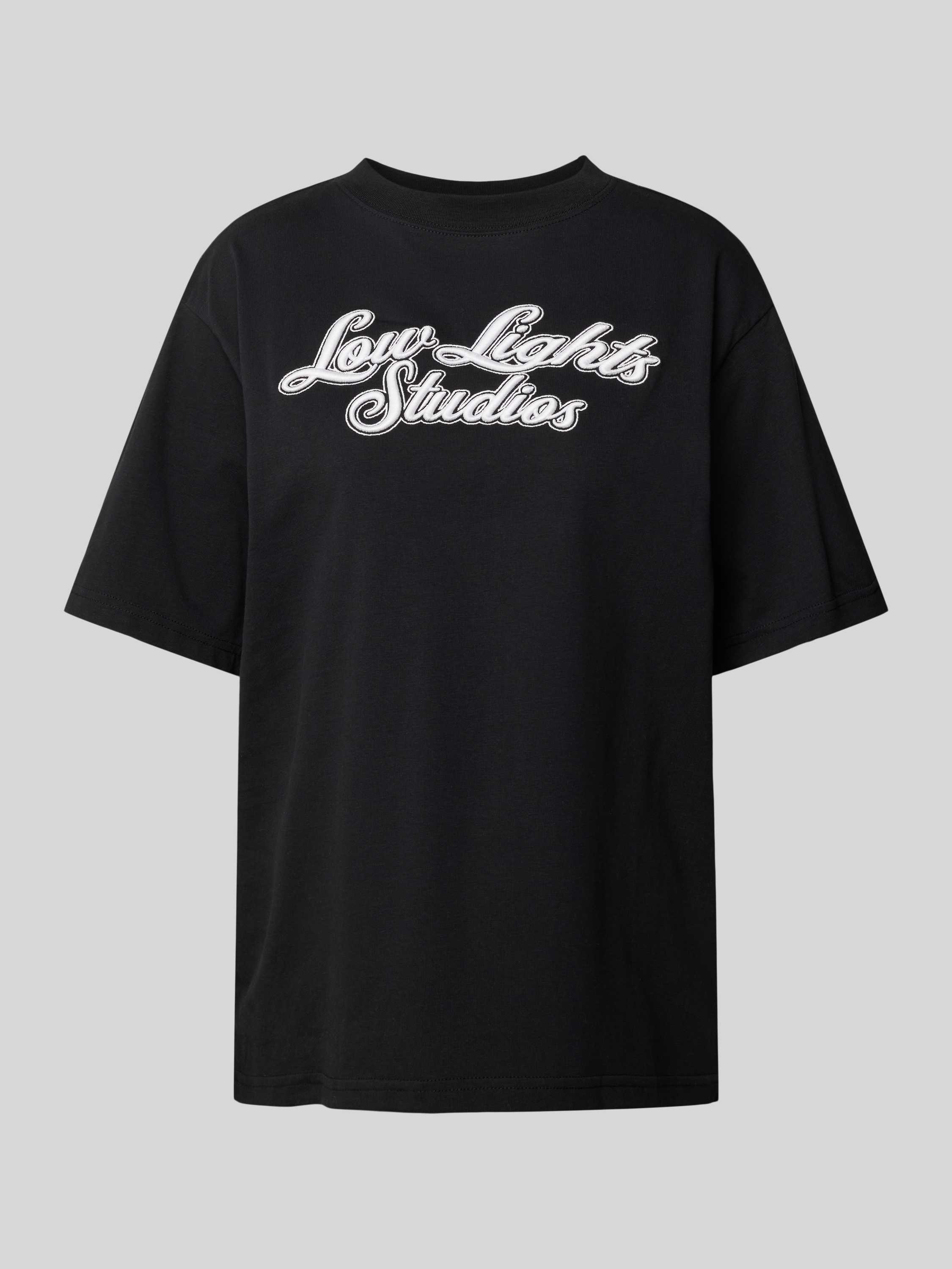 T-Shirt mit Label-Stitching Modell 'SHUTTER'