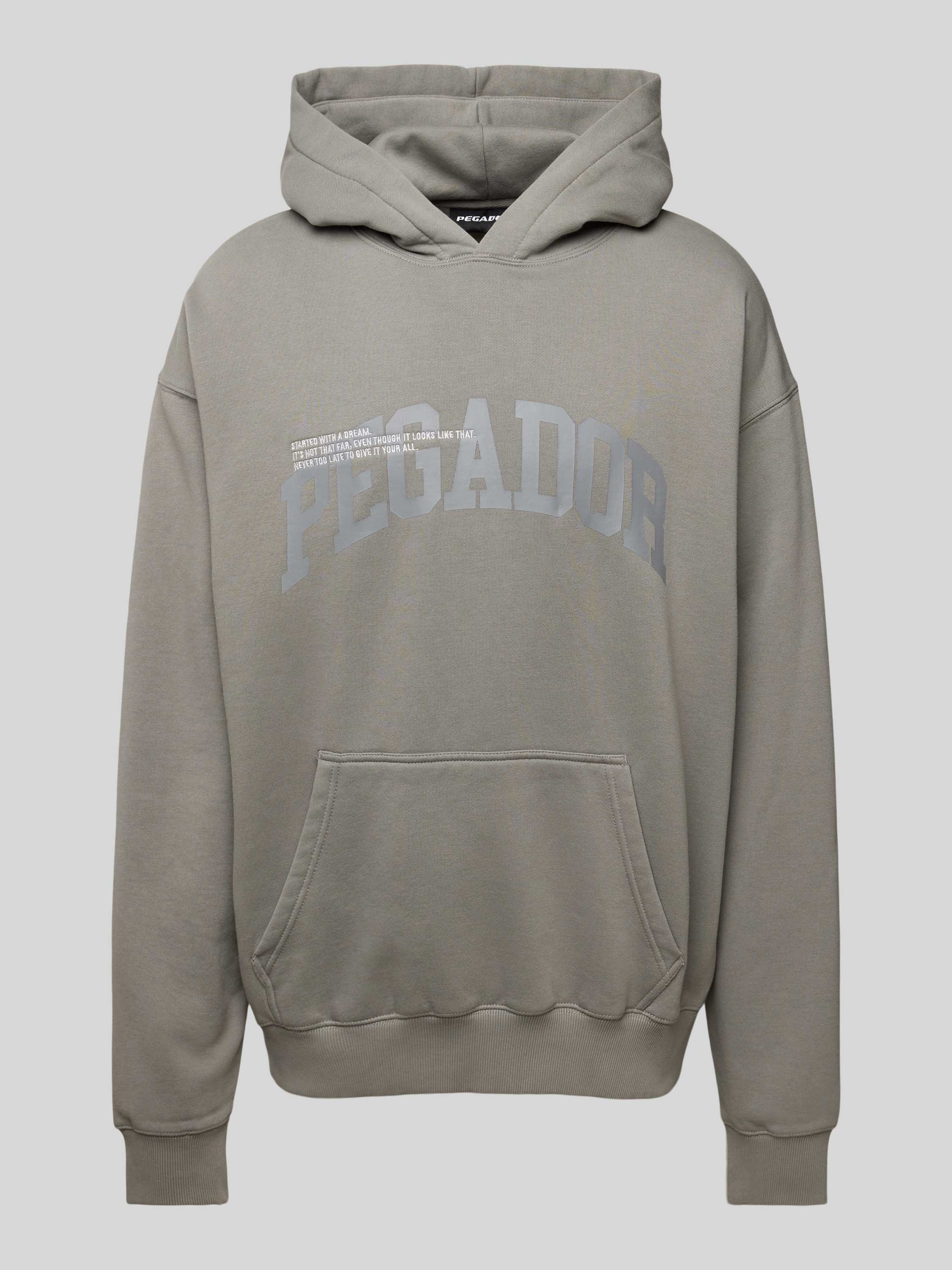 Oversized Hoodie mit Label-Print Modell 'GILFORD'