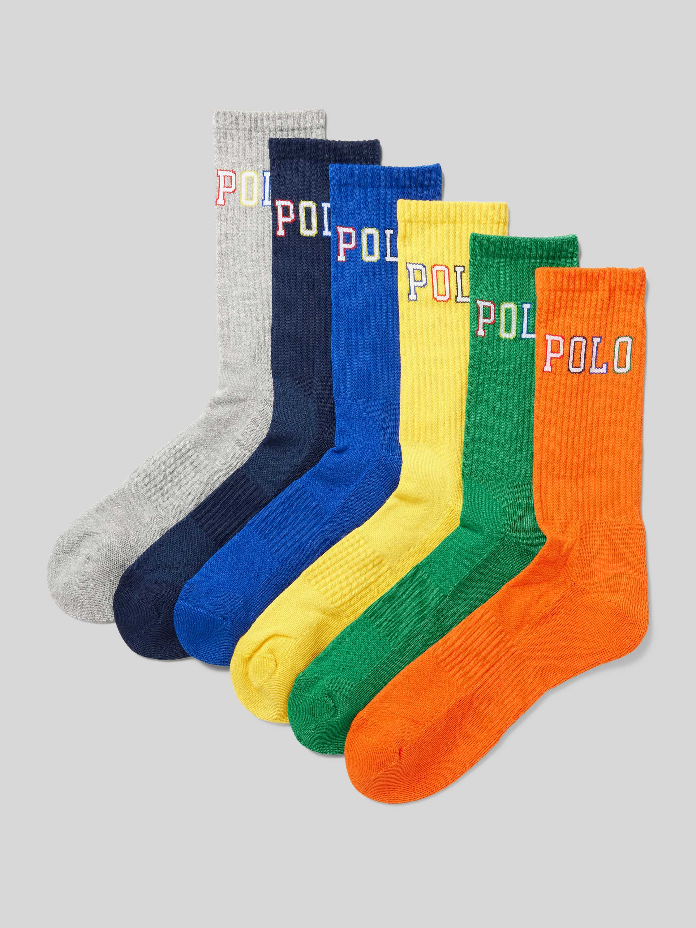 Socken mit Logo-Stitching im 6er-Pack