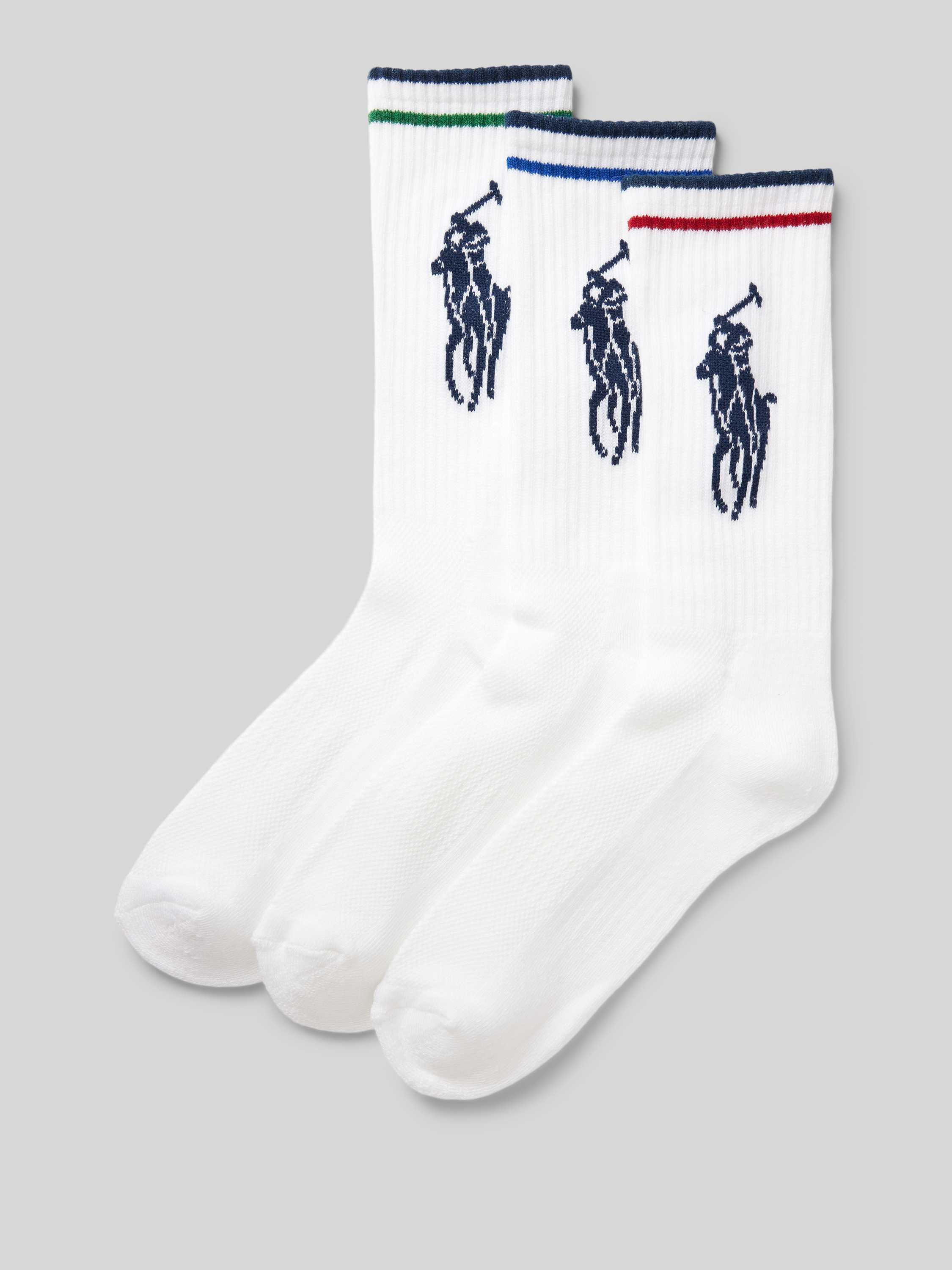 Socken mit Logo-Print im 3er-Pack